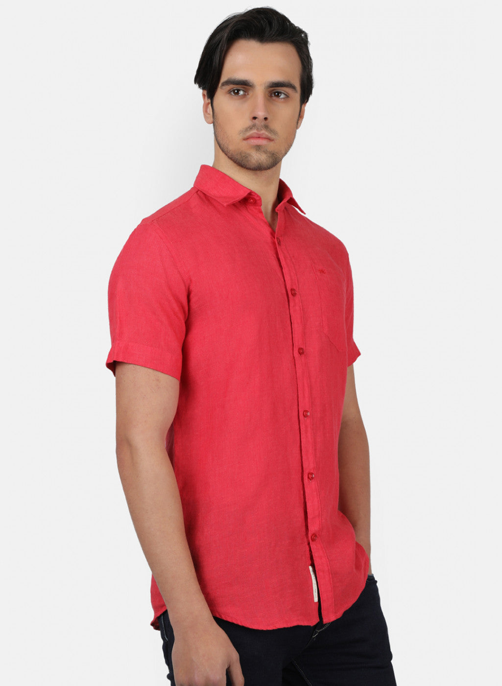 Men RedSolid Shirts