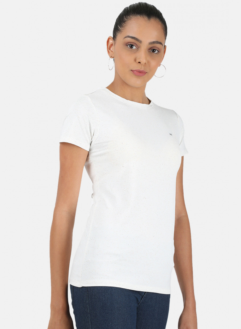 Womens White Plain Top