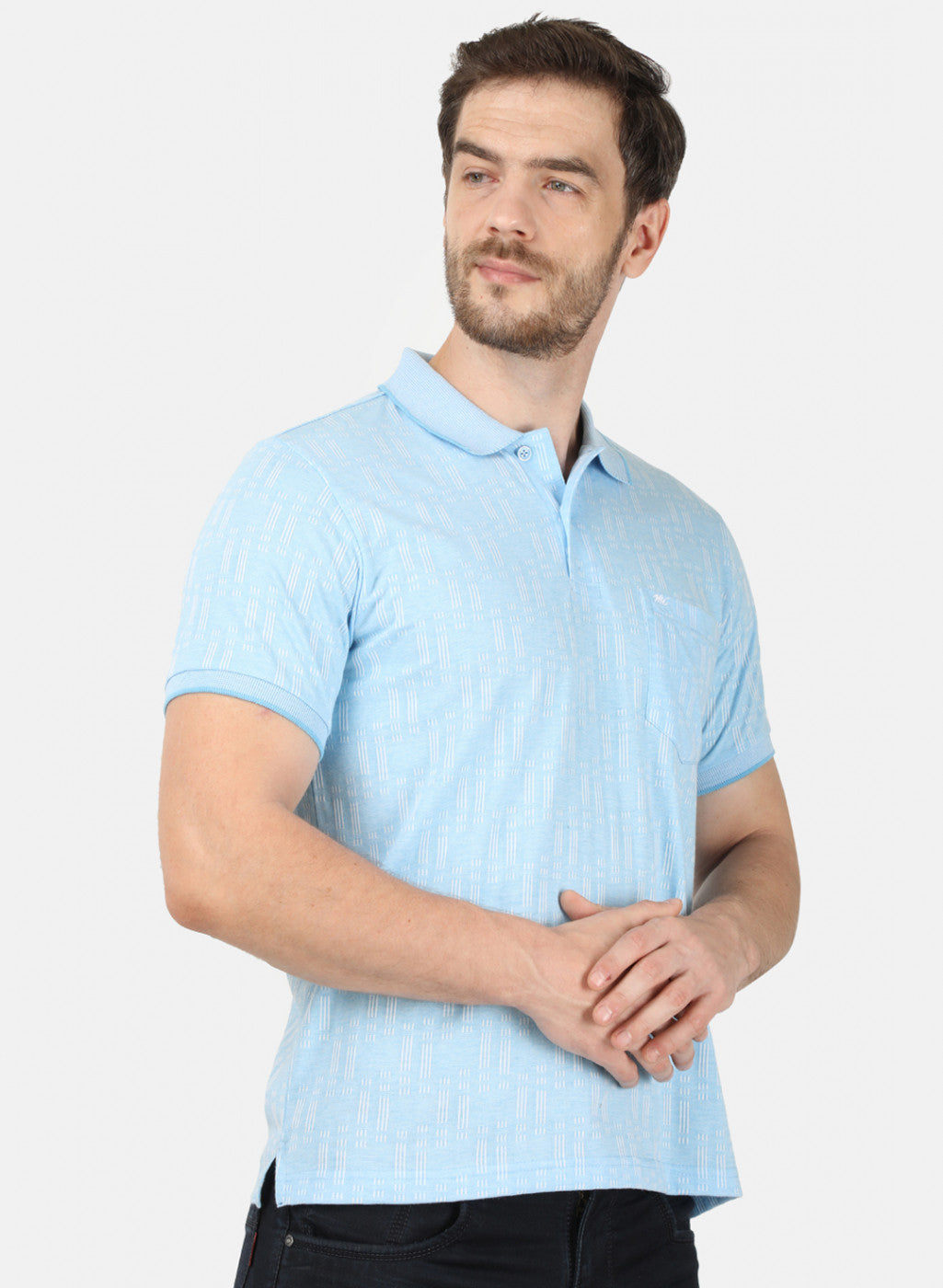 Mens Blue Stripe T-Shirt