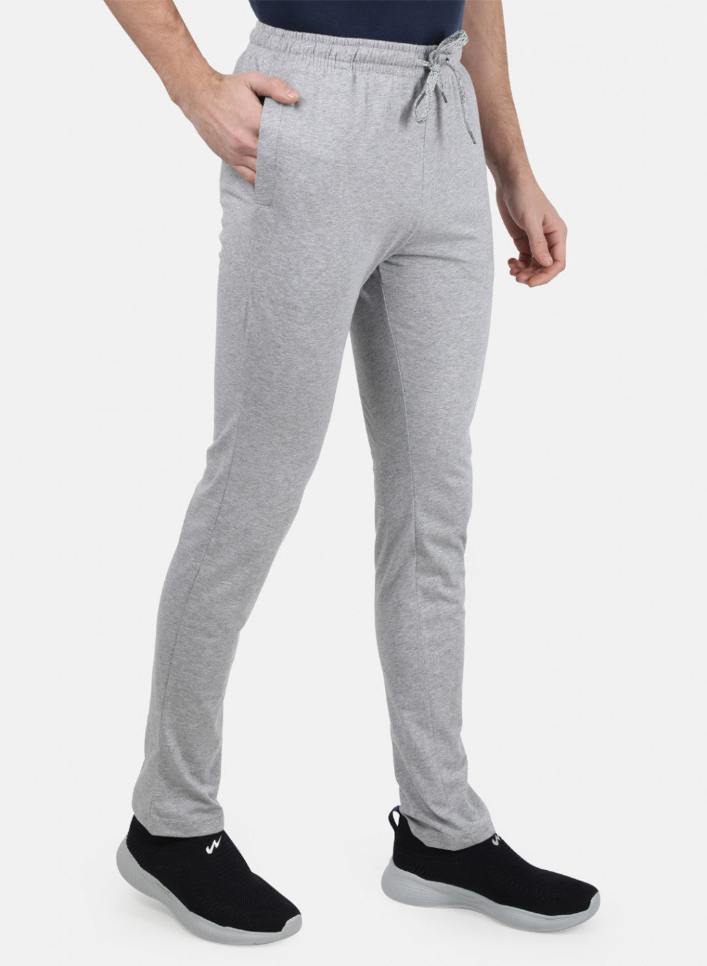 Mens Grey Plain Lower