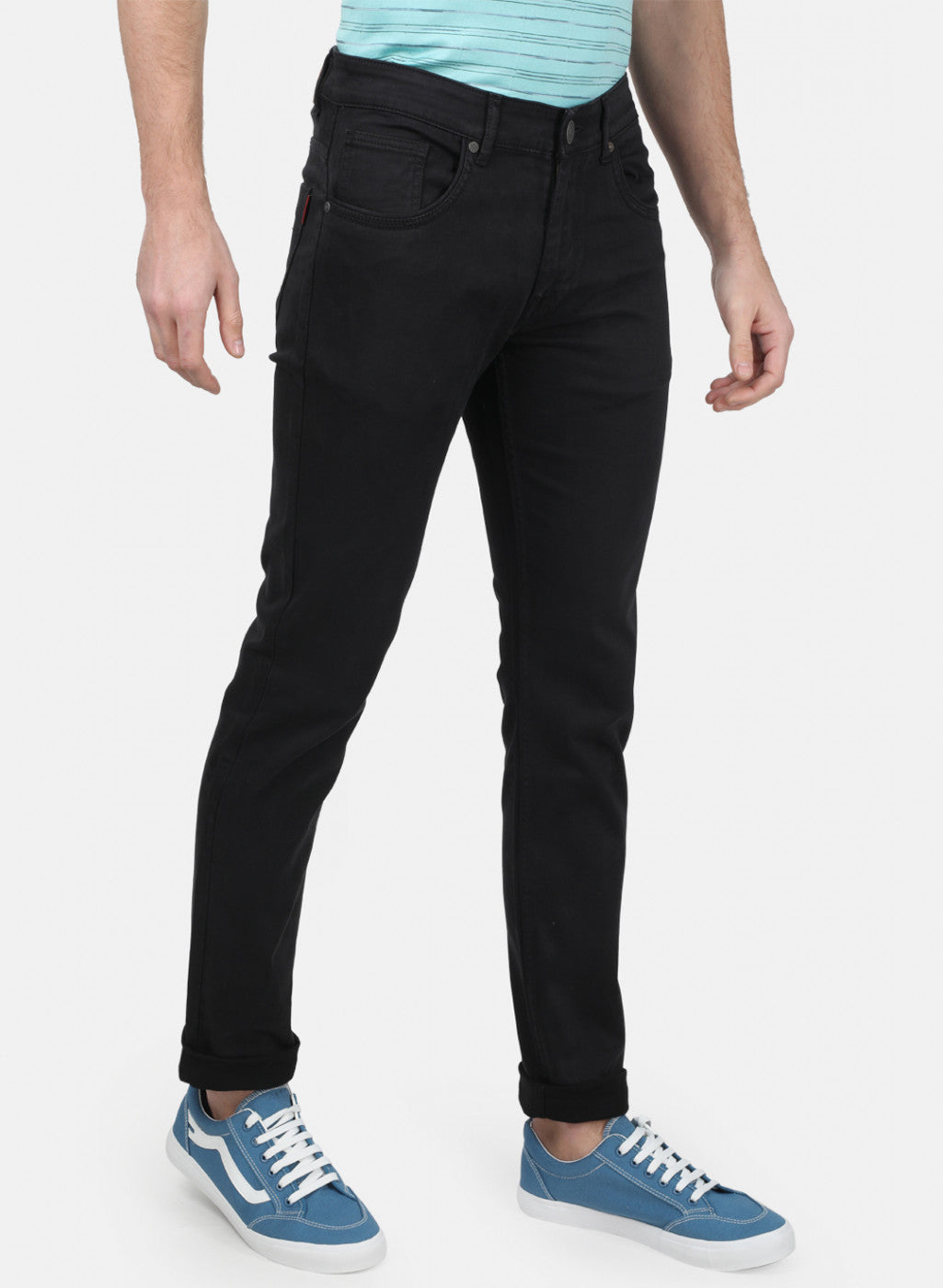 Mens Black Skinny Trouser