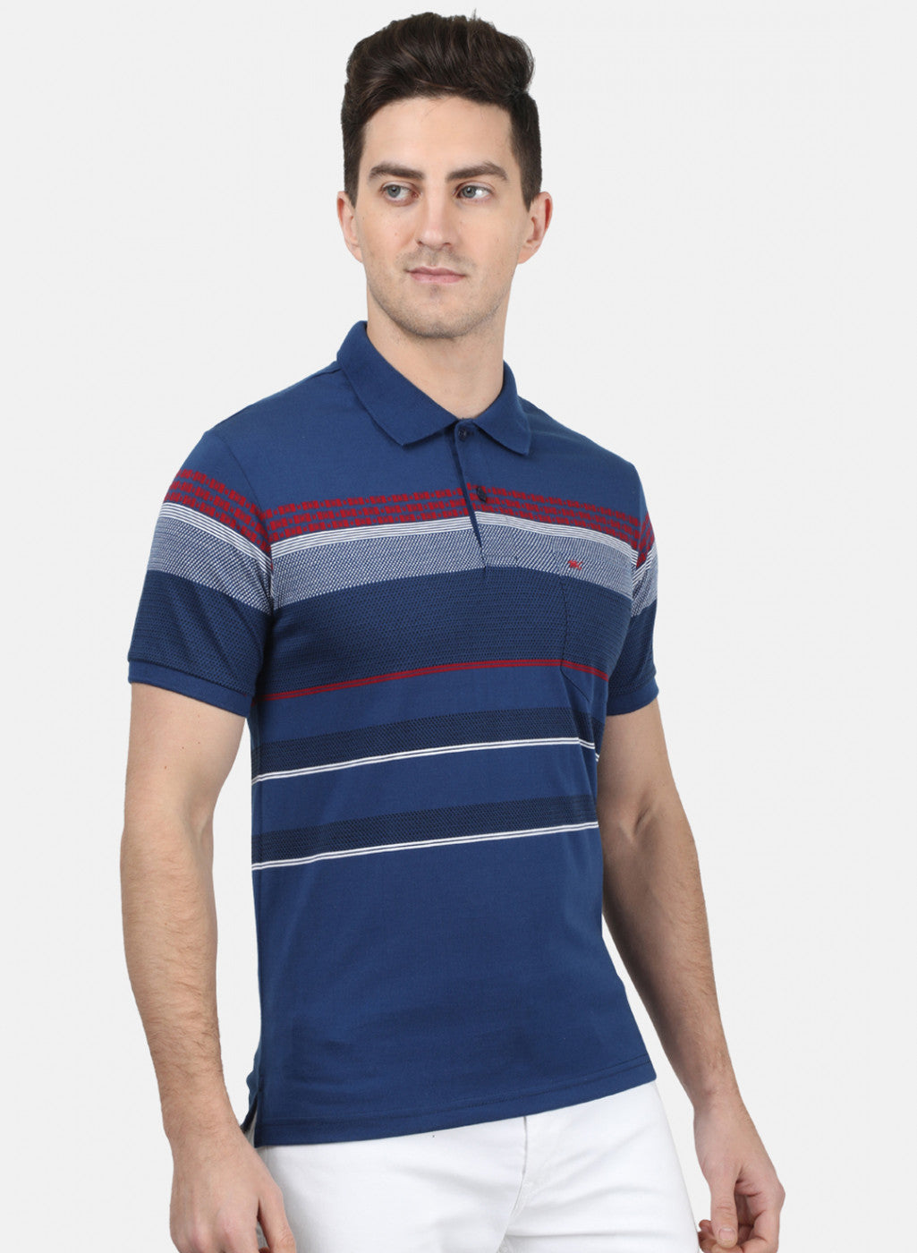 Mens Blue Stripe T-Shirt