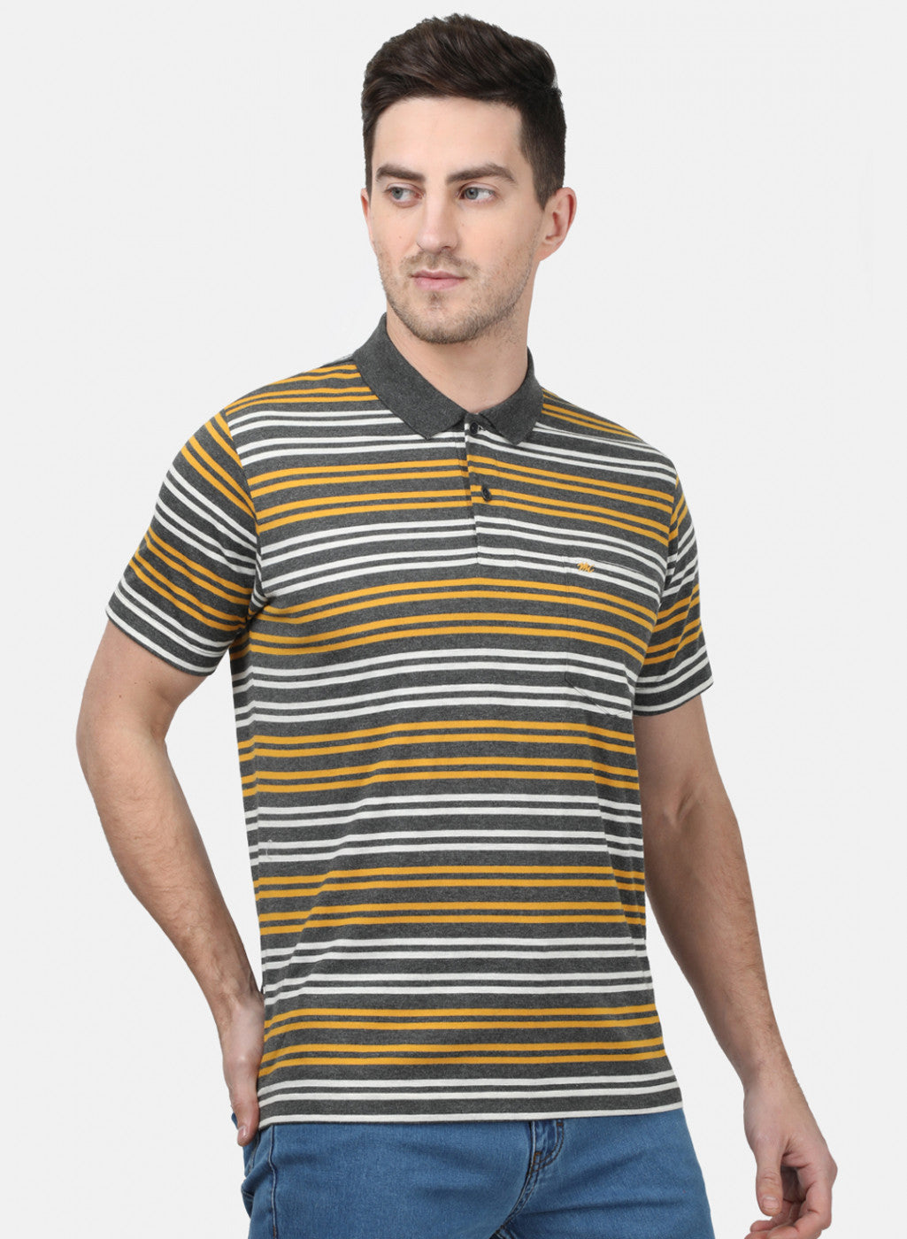 Mens Multi Color Stripe T-Shirts