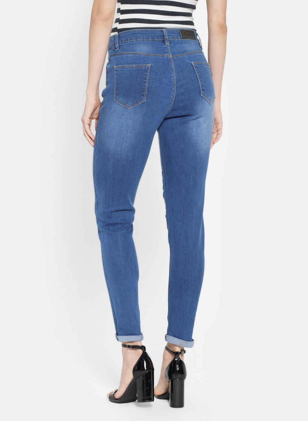 Womens Blue Slim Denim