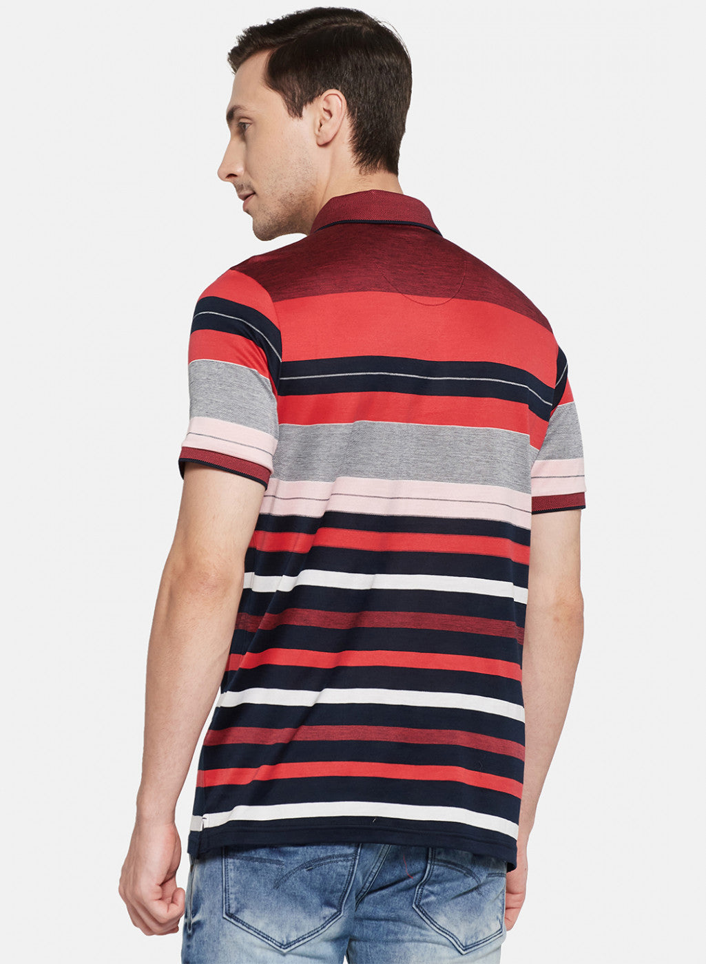 Mens Red Stripe T-Shirt