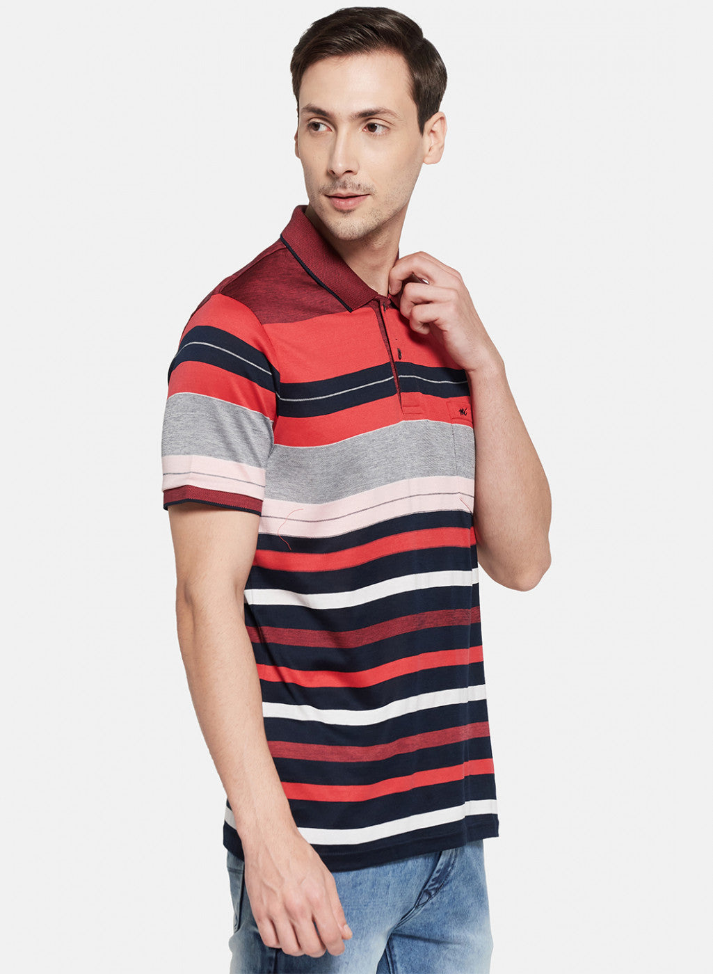 Mens Red Stripe T-Shirt