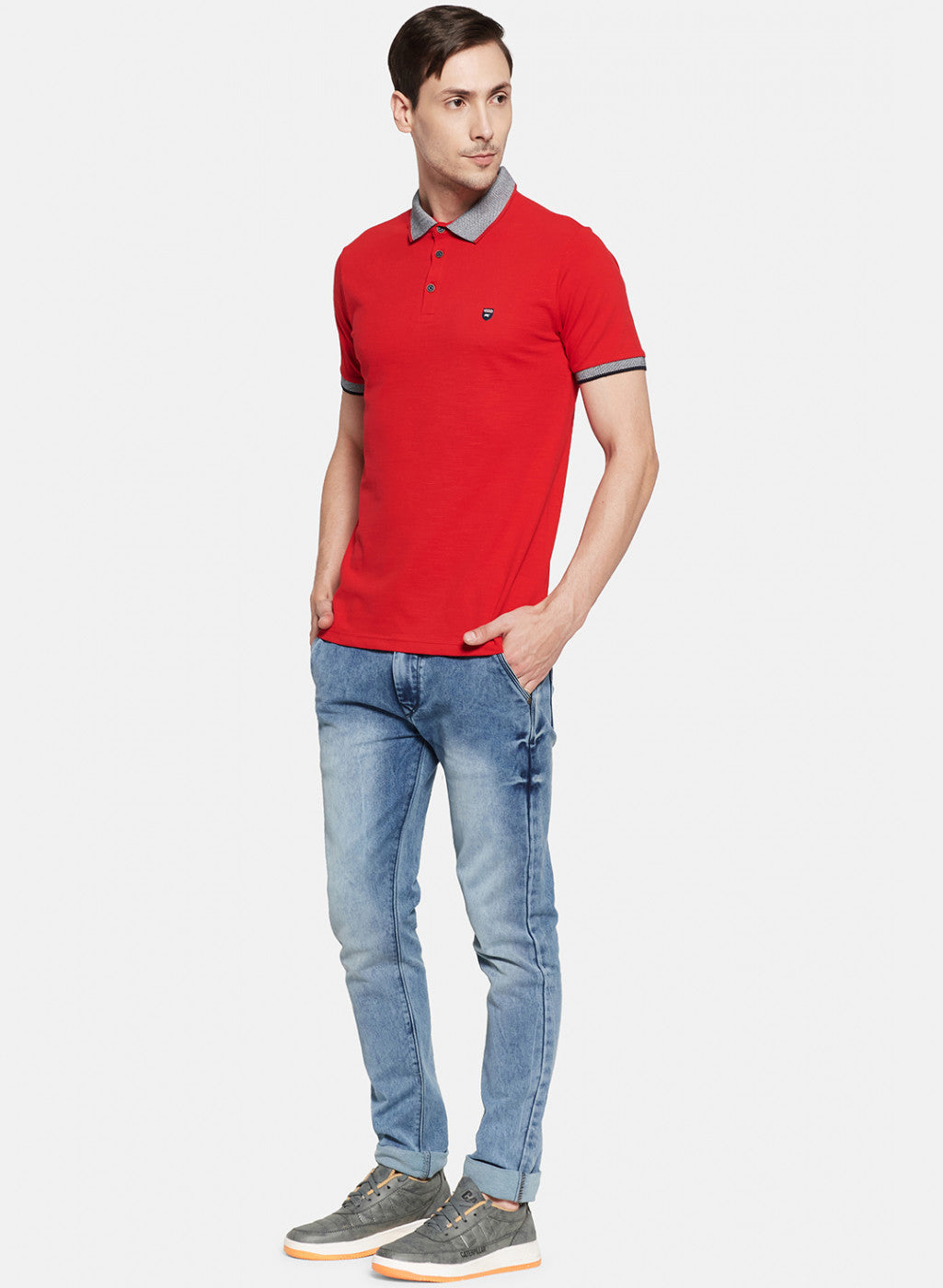 Mens Red Stripe T-Shirt