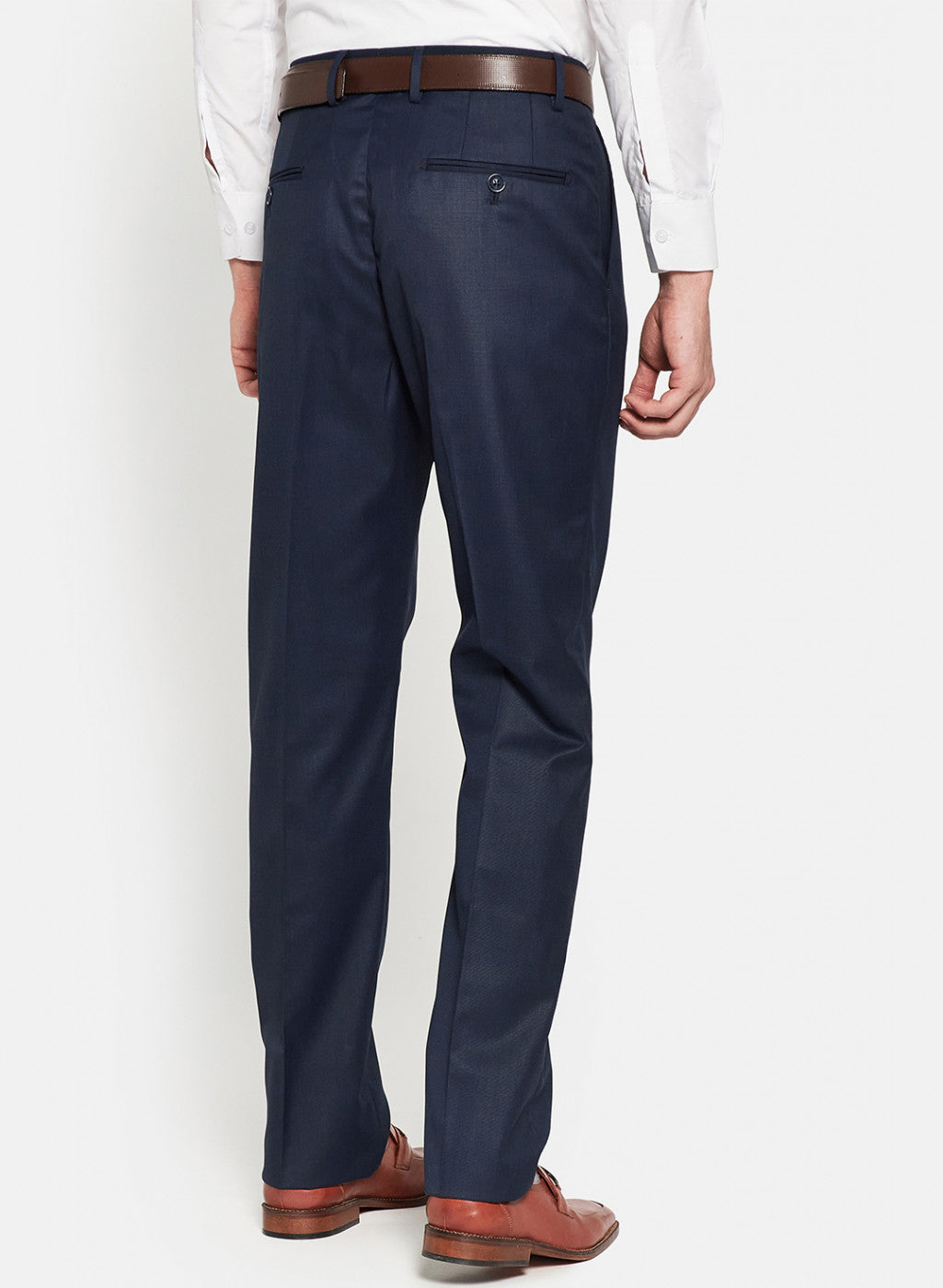 Mens Blue Check Trouser