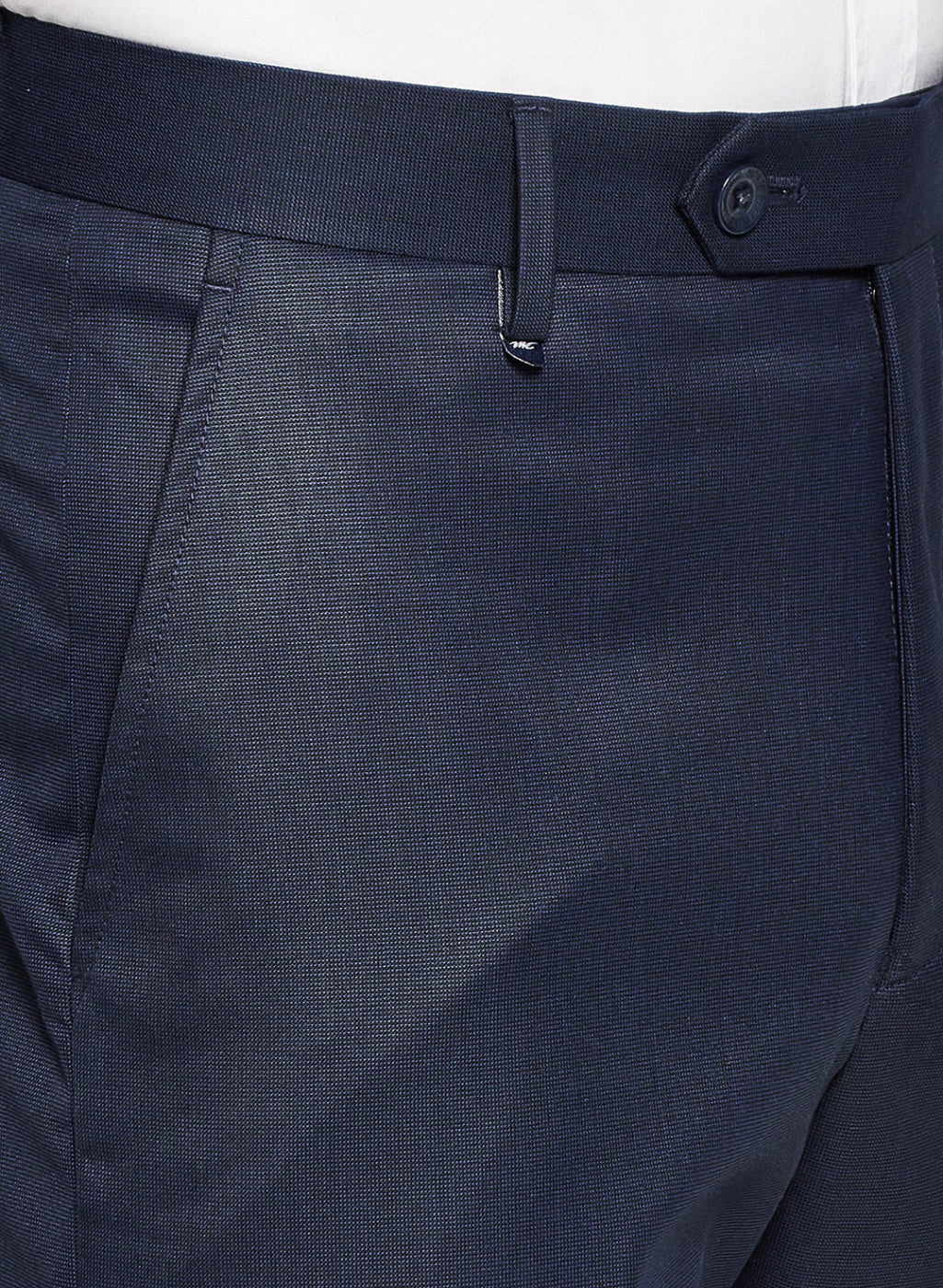 Mens Blue Check Trouser