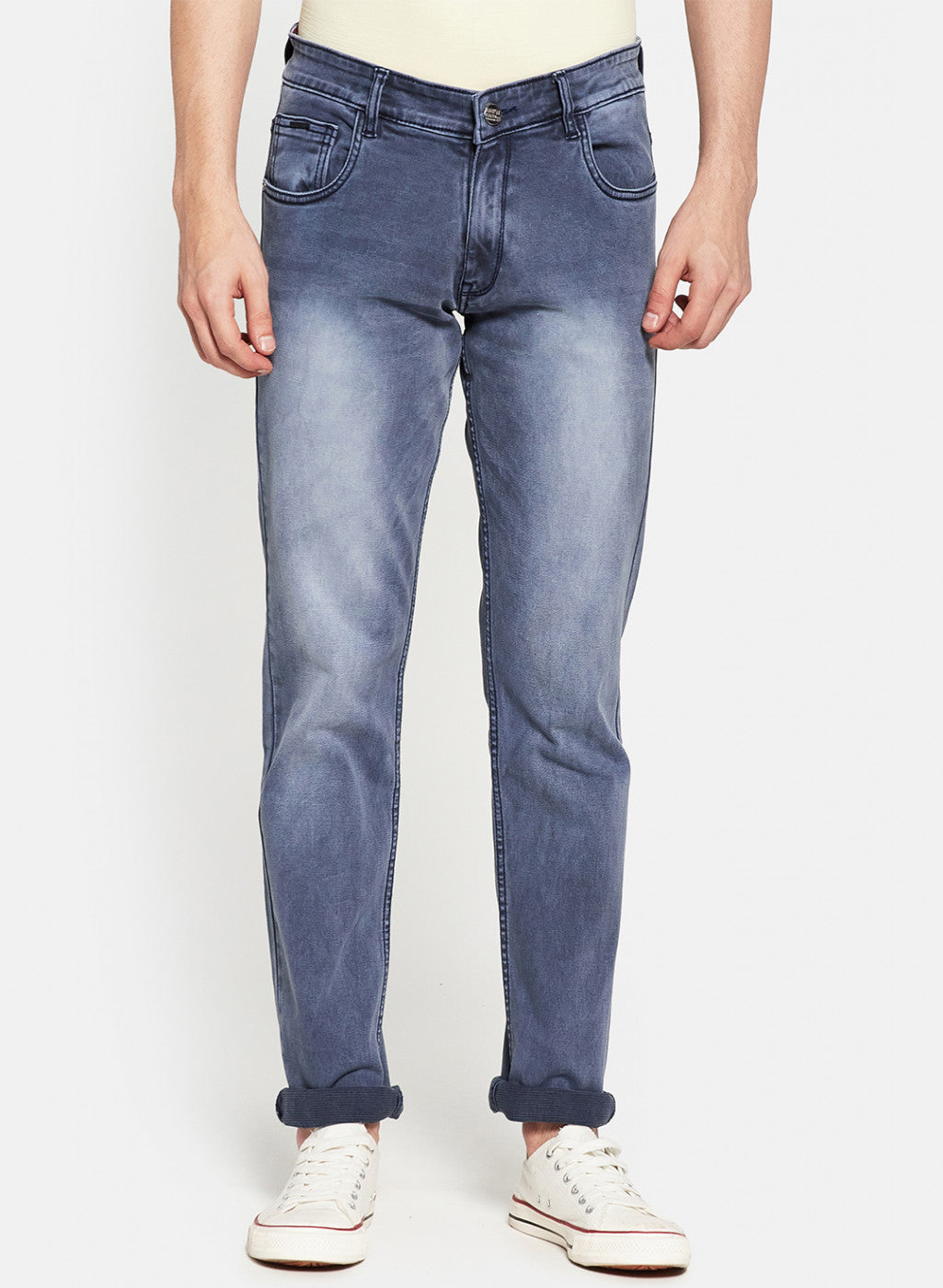 Mens Blue Narrow Denim