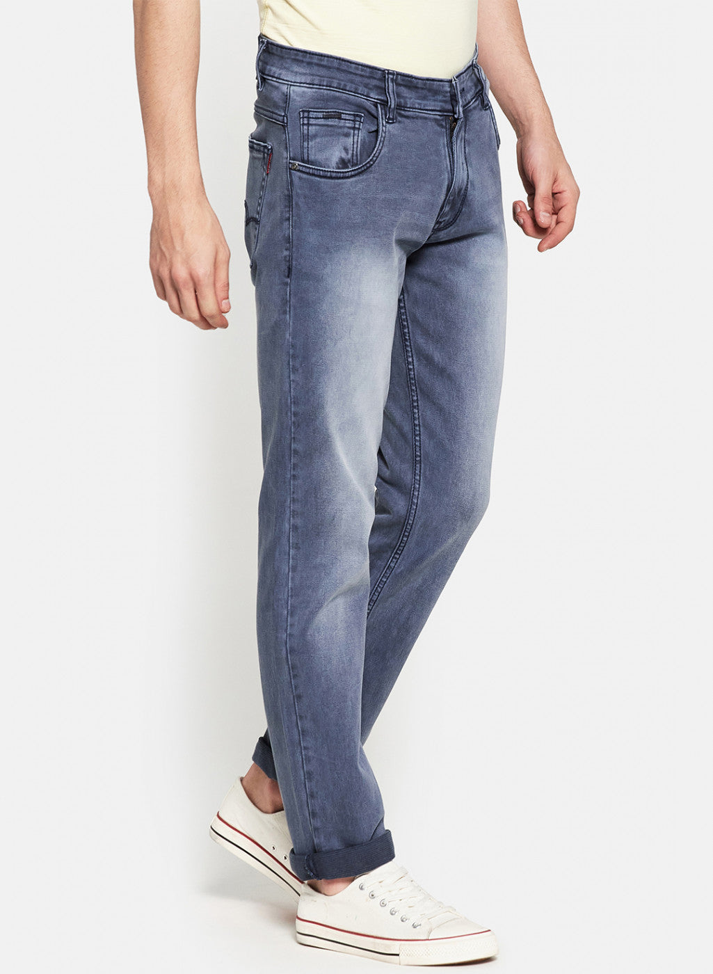 Mens Blue Narrow Denim