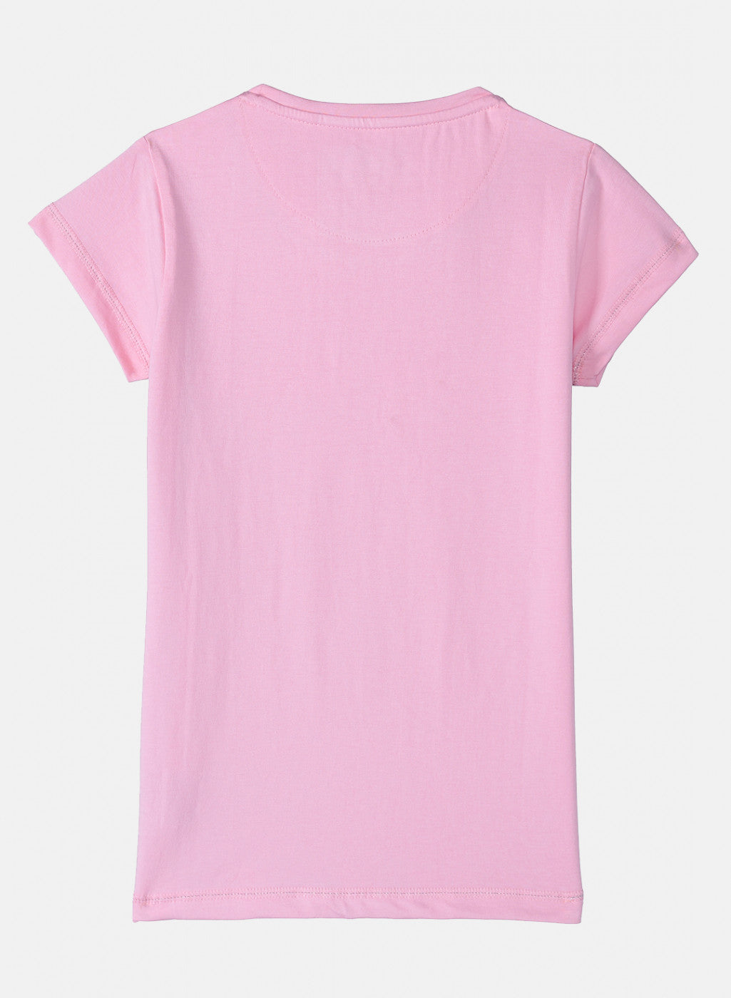 Girls Pink Printed Top