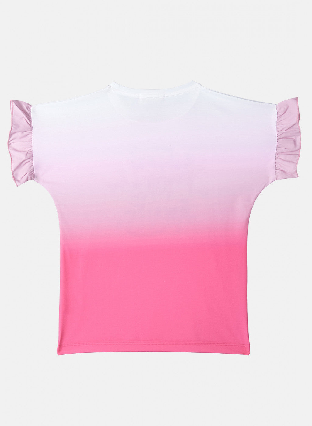 Girls Pink Printed Top