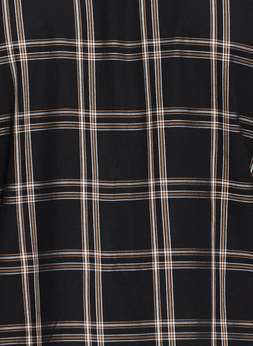 Mens Black Check Shirt