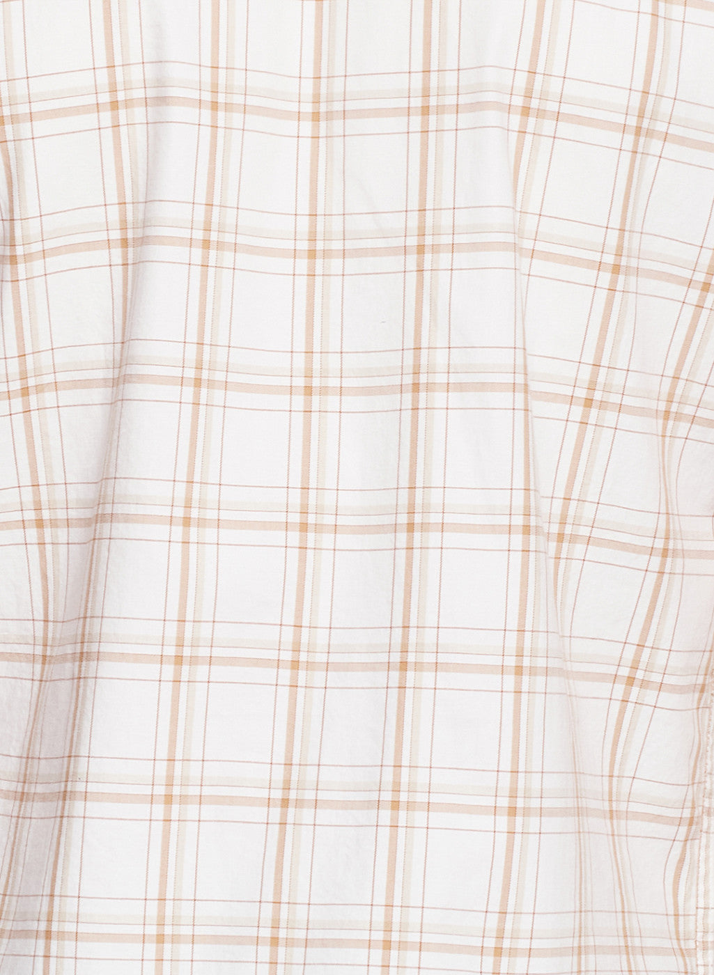 Mens White Check Shirt