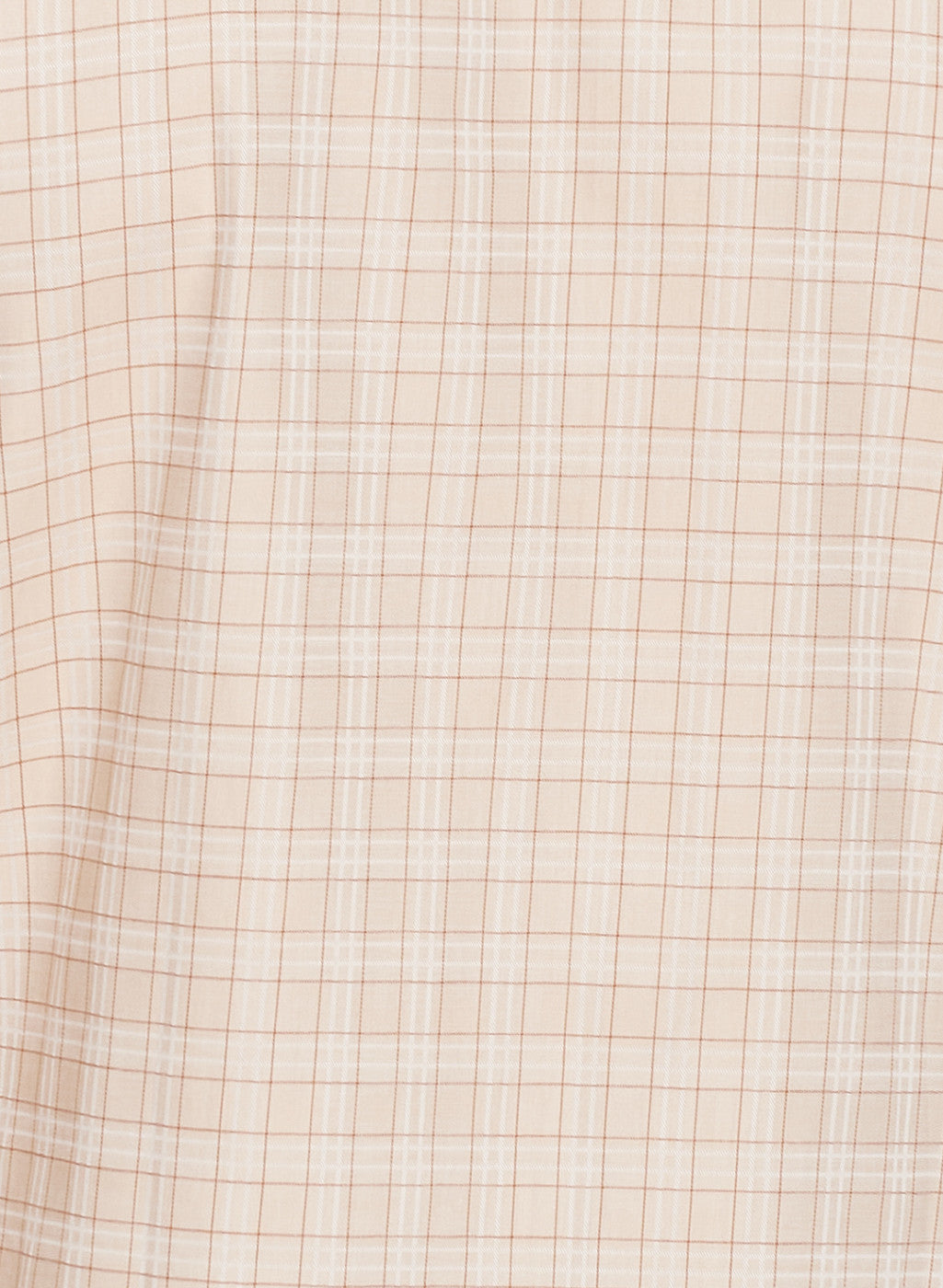 Mens Beige Check Shirt