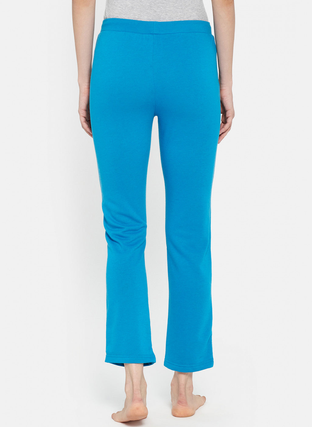 Womens Blue Plain Lower