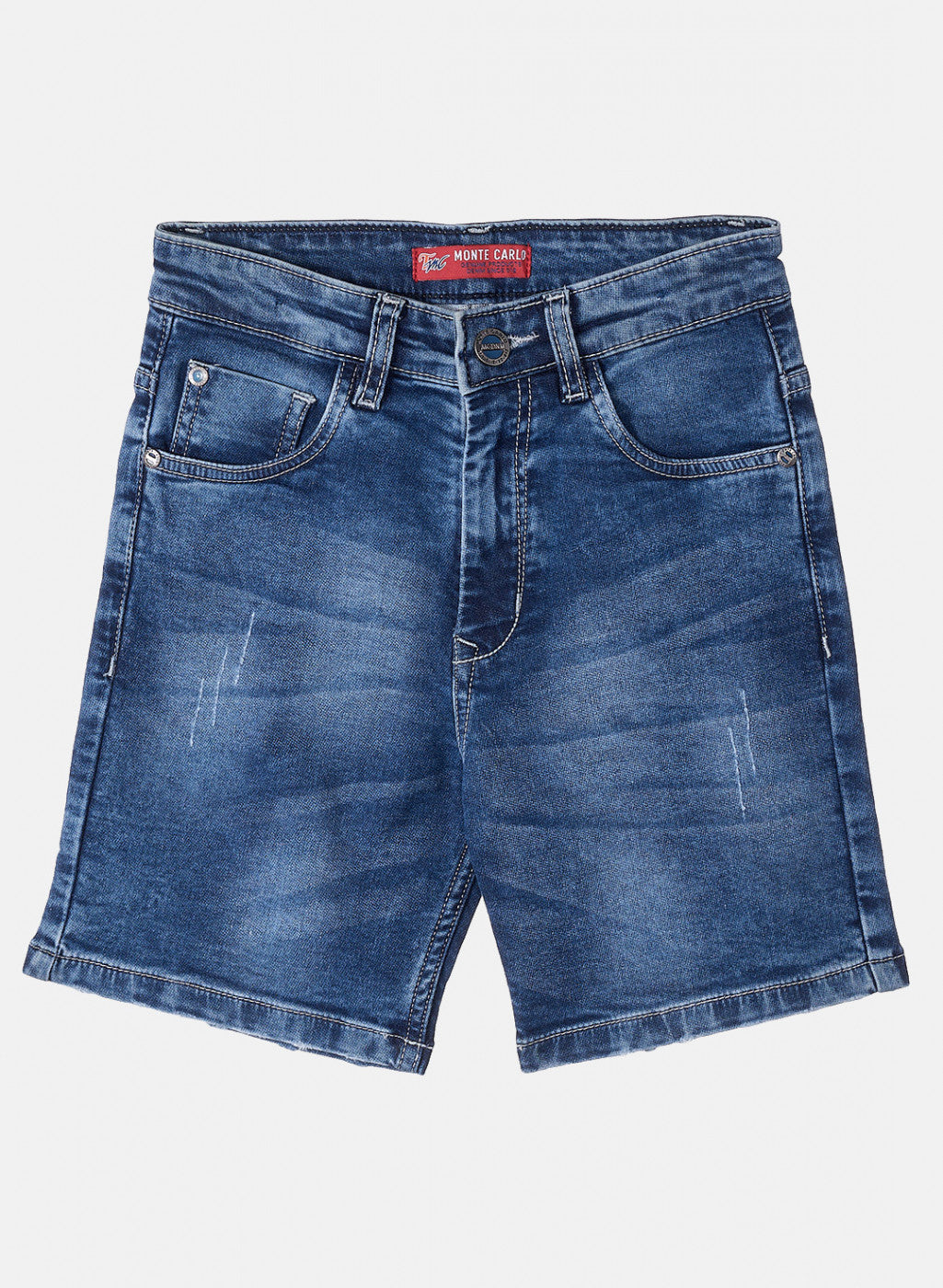 Boys Blue Light Wash Shorts