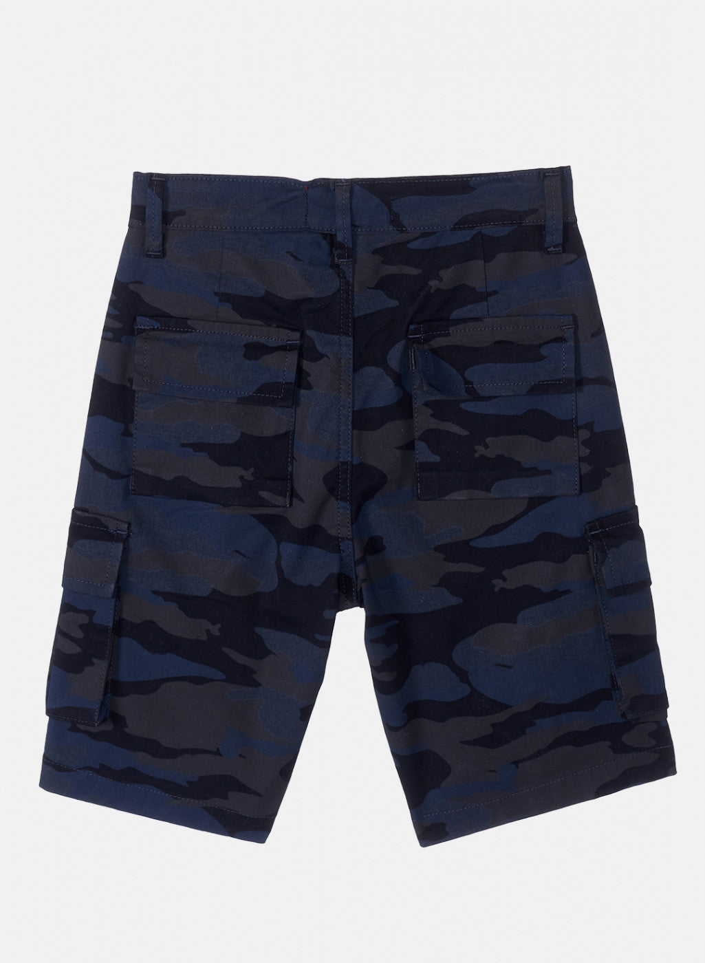 Boys Blue Printed Shorts