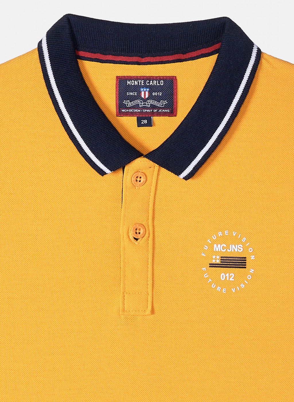 Boys Mustard Plain T-Shirt