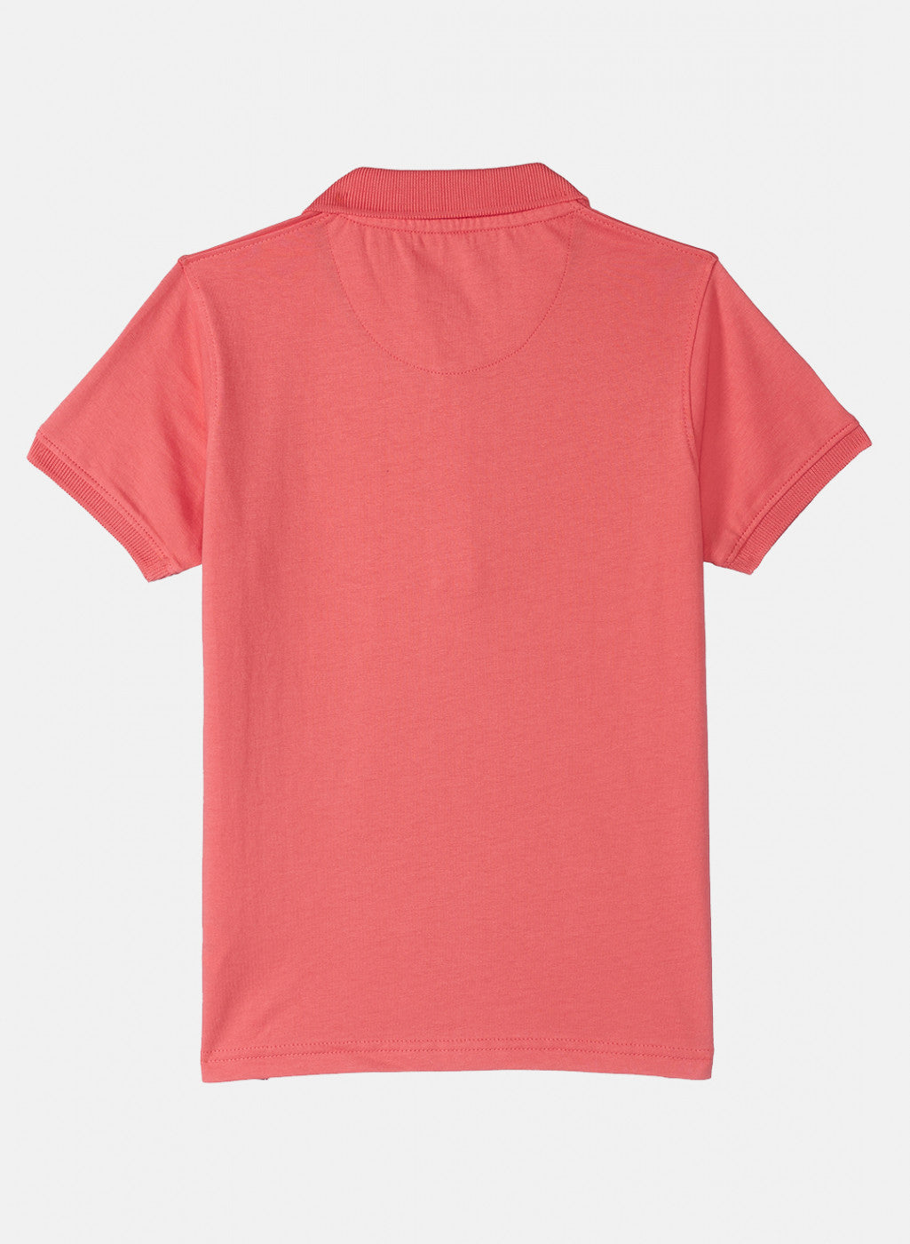 Boys Pink Plain T-Shirt