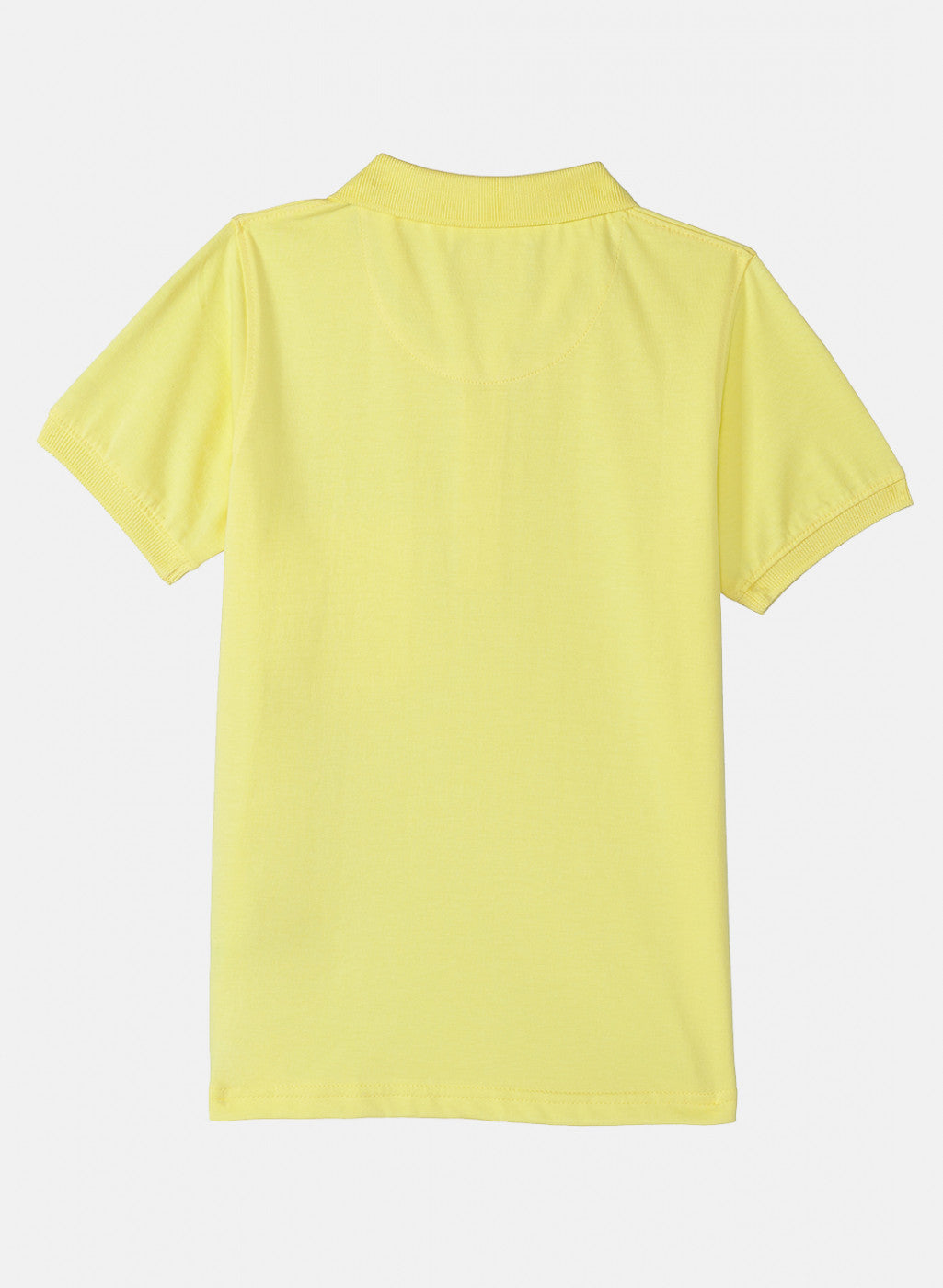 Boys Bright Yellow Plain T-Shirt