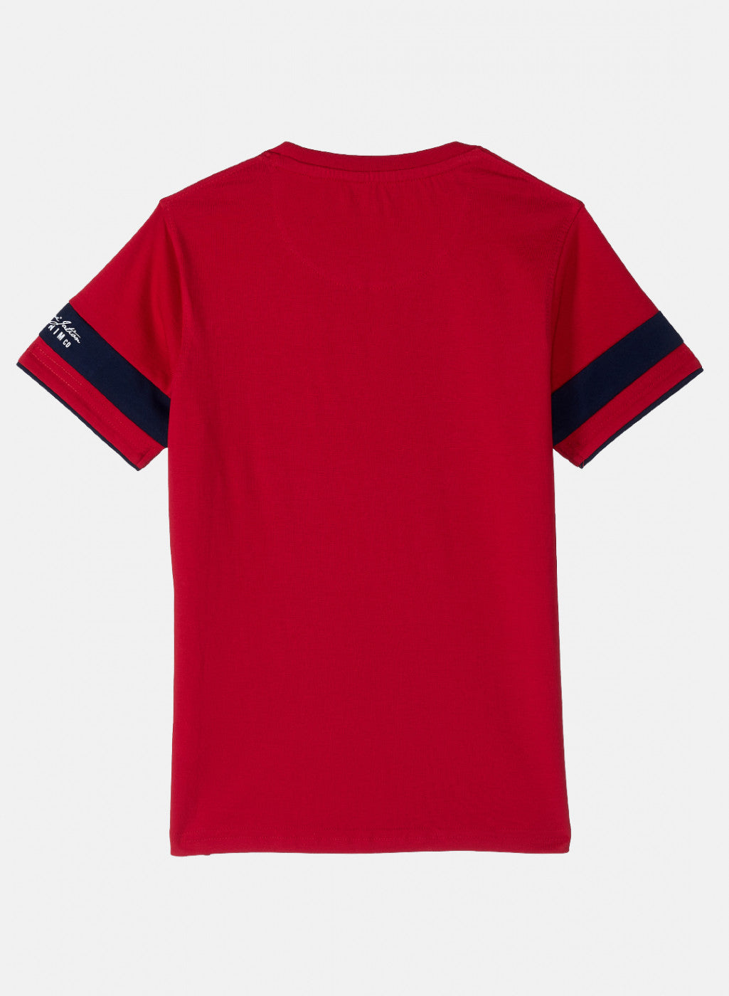 Boys Red Printed T-Shirt