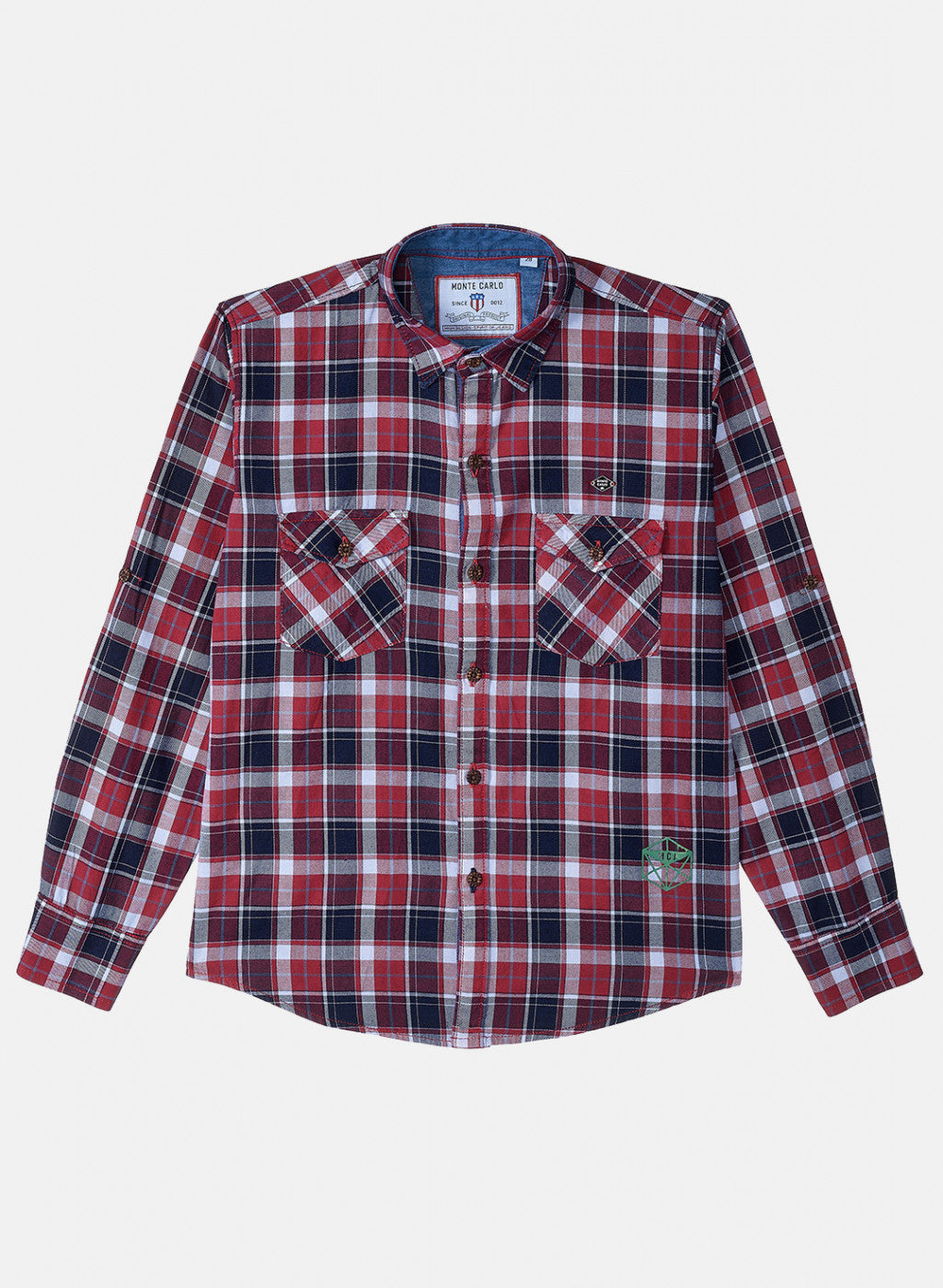 Boys Red Check Shirt