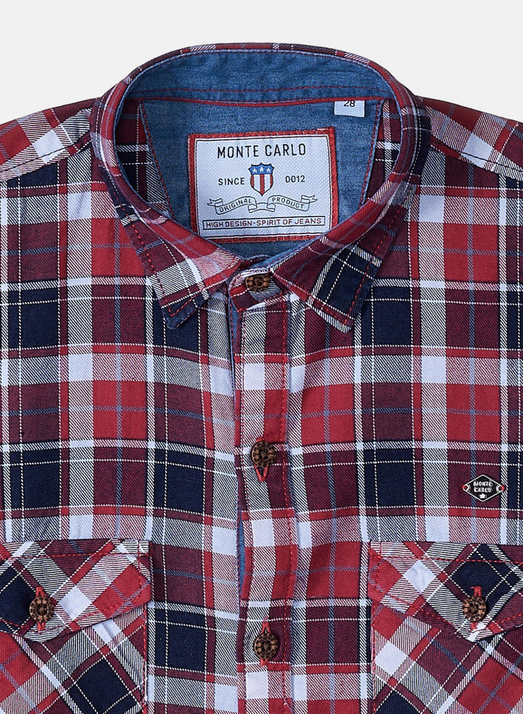 Boys Red Check Shirt