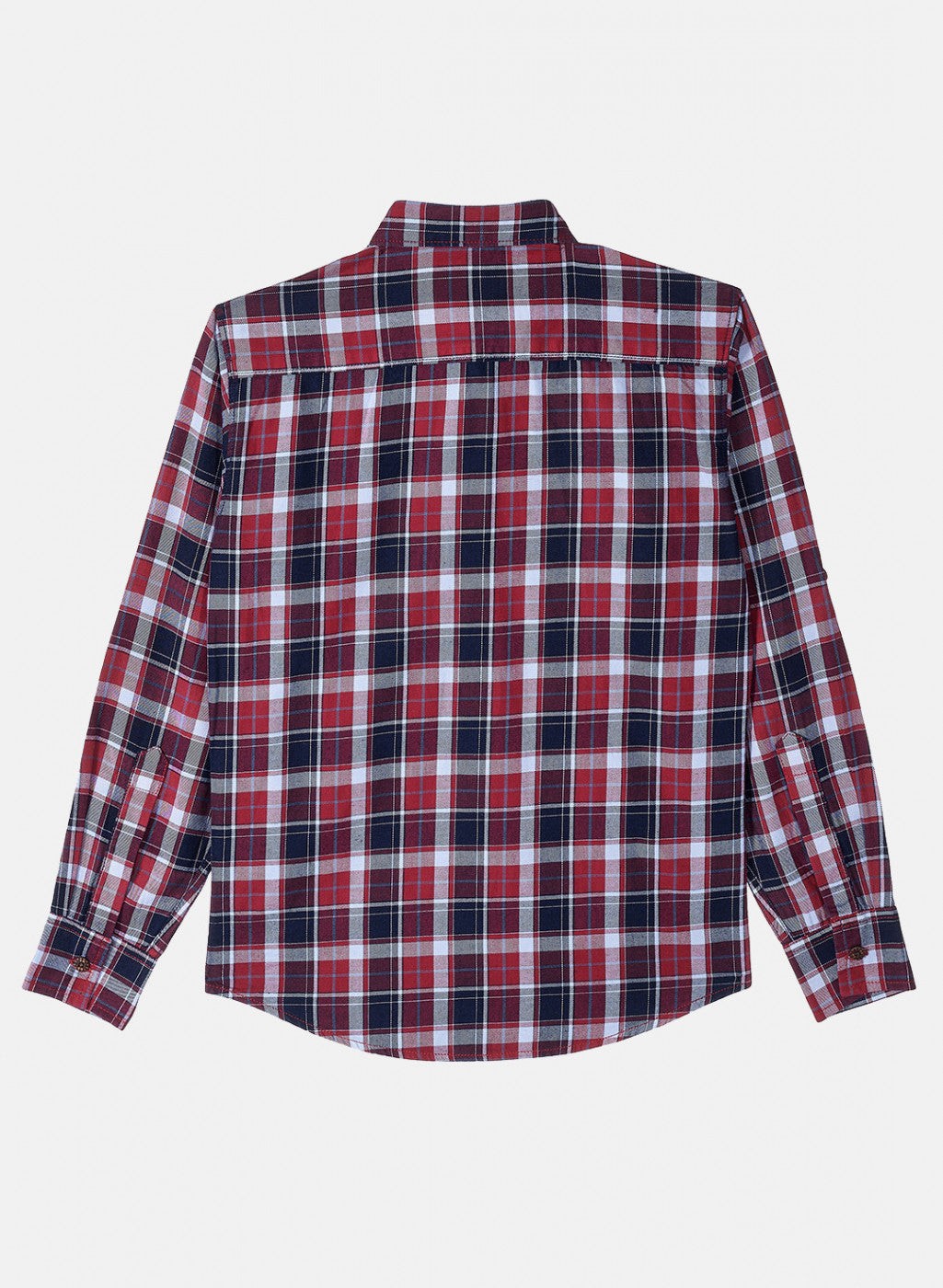 Boys Red Check Shirt