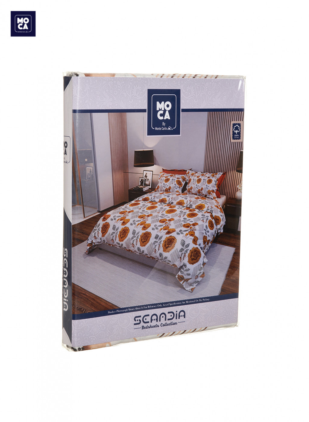 120 TC Cotton Double Bedsheet with 2 Pillow Covers