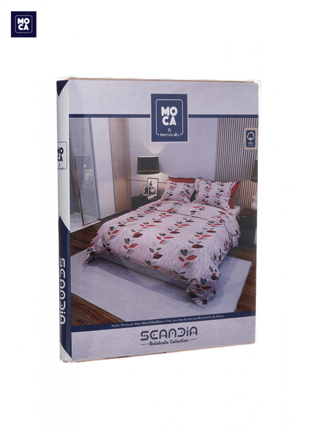 120 TC Cotton Double Bedsheet with 2 Pillow Covers