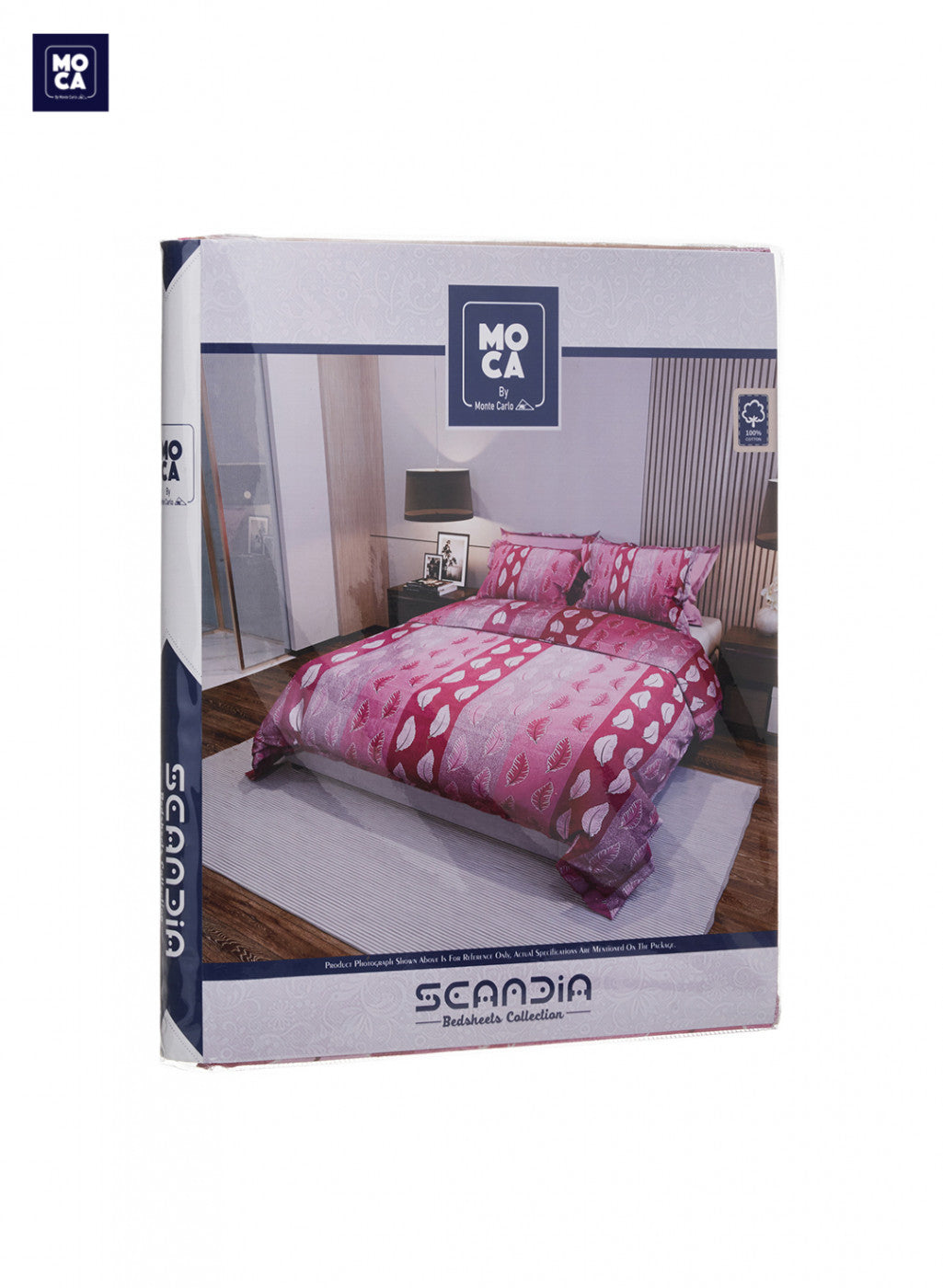 120 TC Cotton Double Bedsheet with 2 Pillow Covers