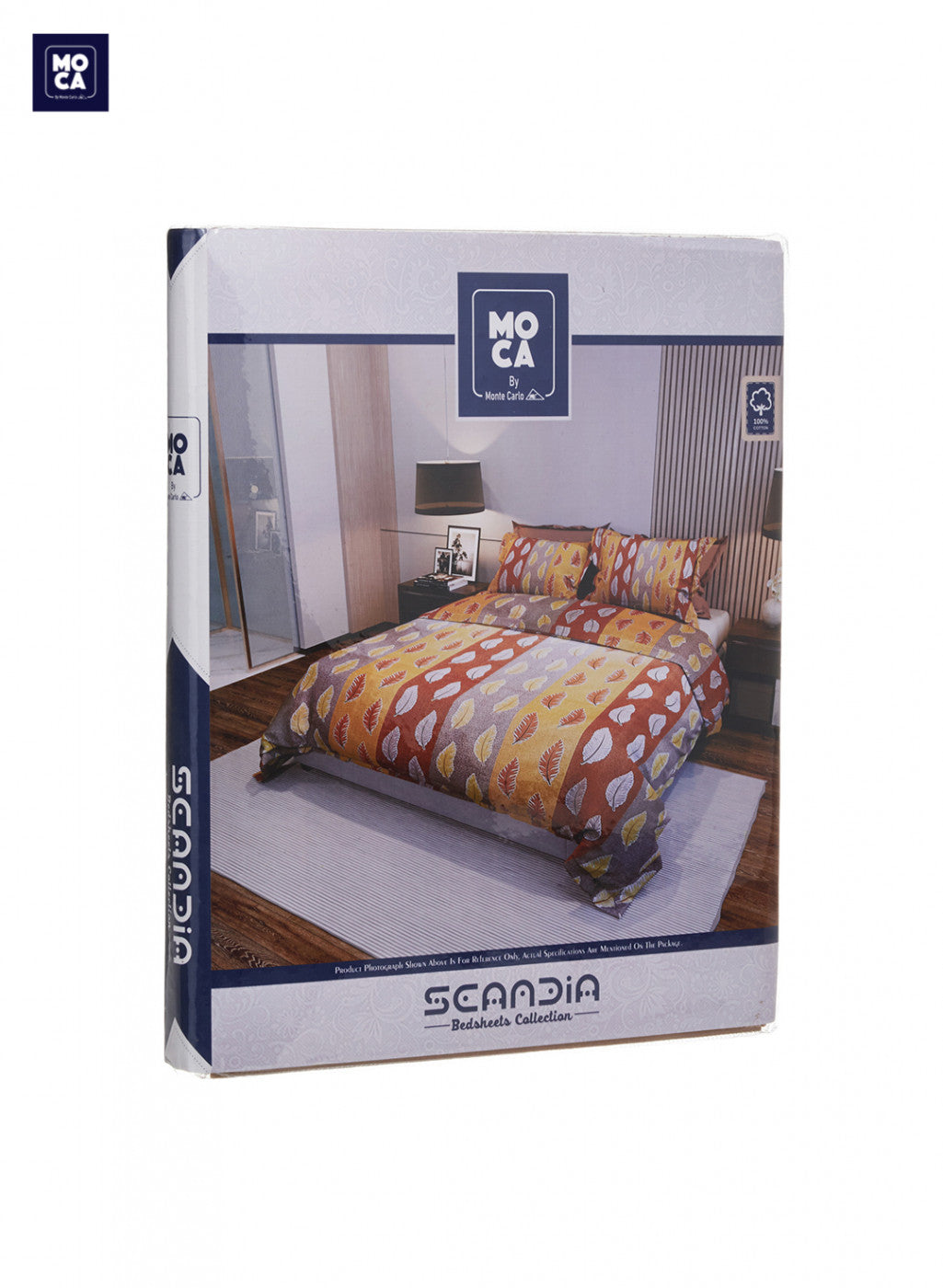 120 TC Cotton Double Bedsheet with 2 Pillow Covers