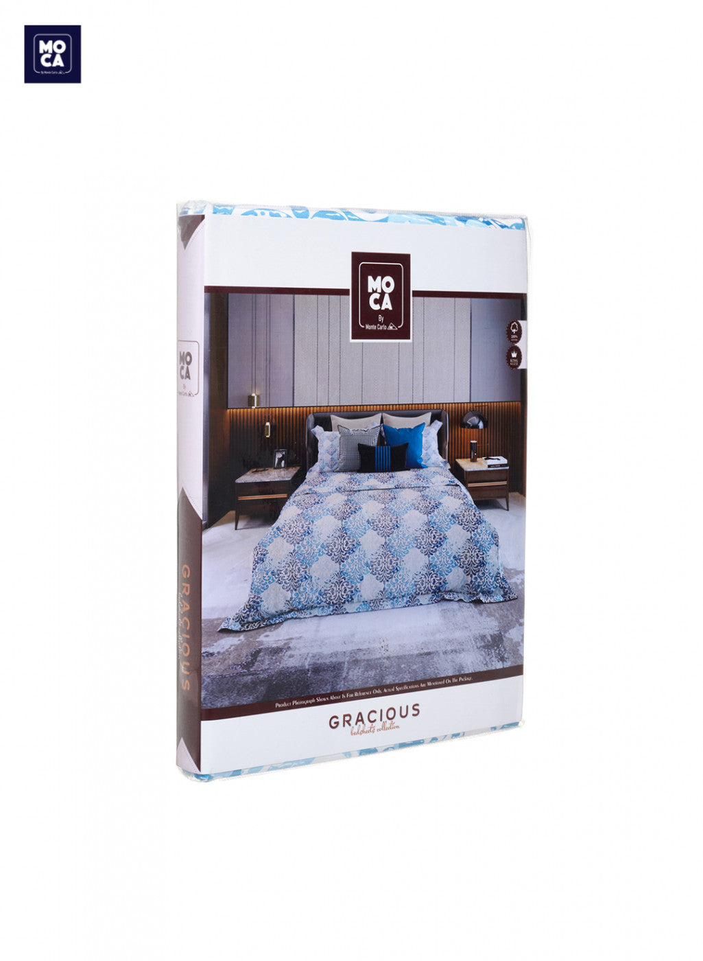 210 TC Cotton King Bedsheet with 2 Pillow Covers