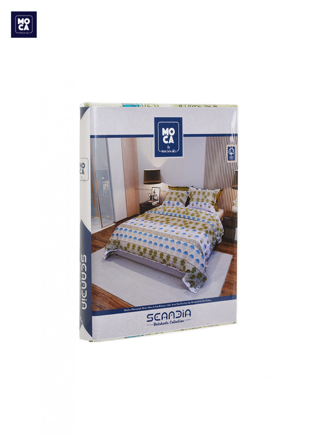 120 TC Cotton Double Bedsheet with 2 Pillow Covers