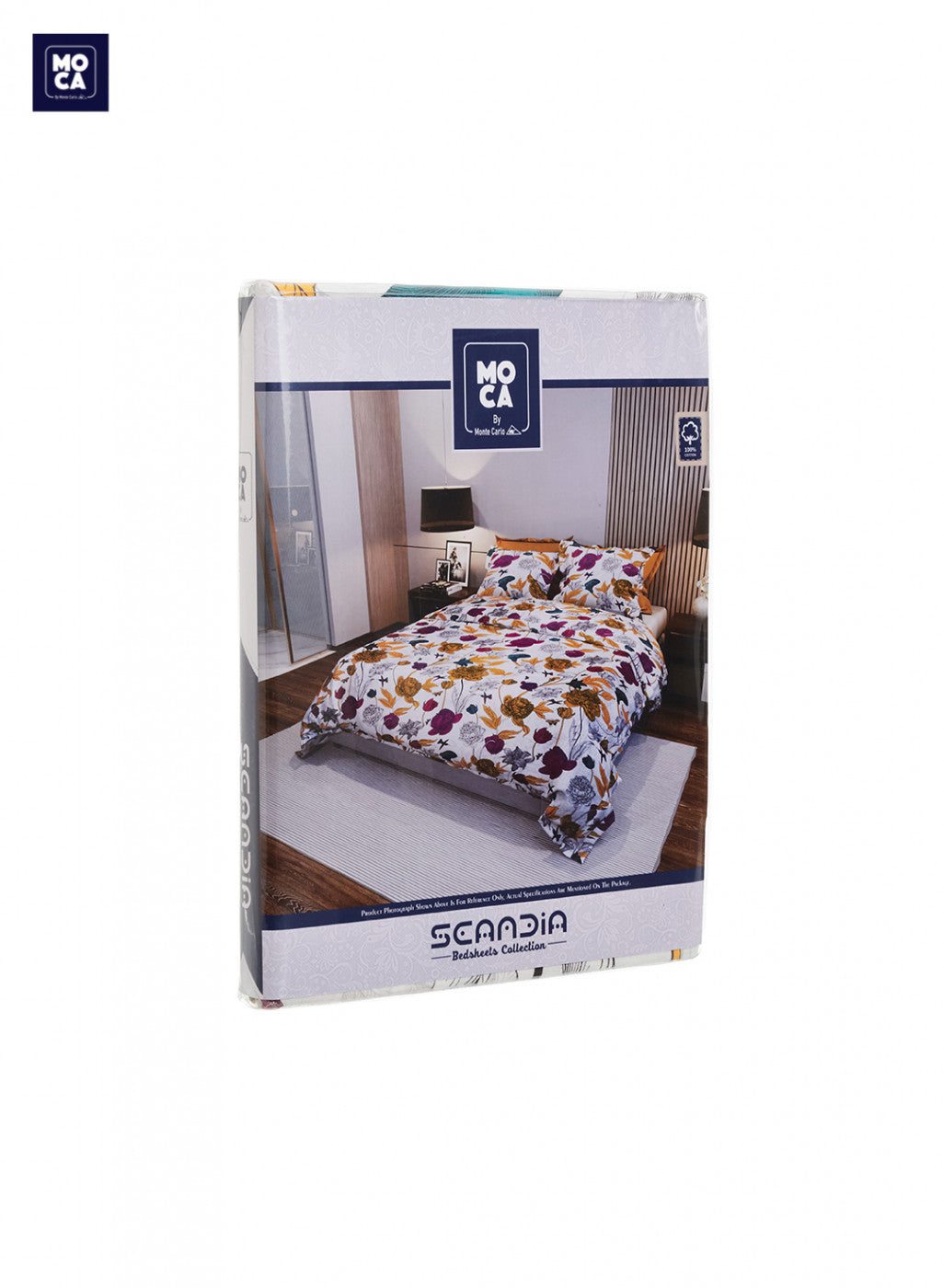 120 TC Cotton Double Bedsheet with 2 Pillow Covers