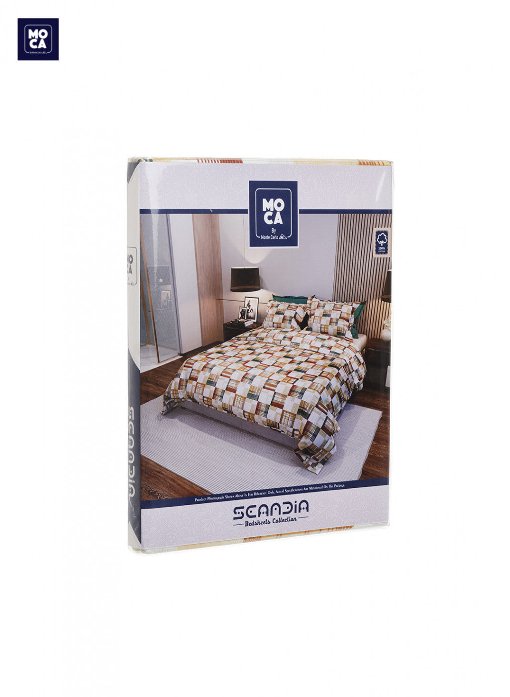 120 TC Cotton Double Bedsheet with 2 Pillow Covers