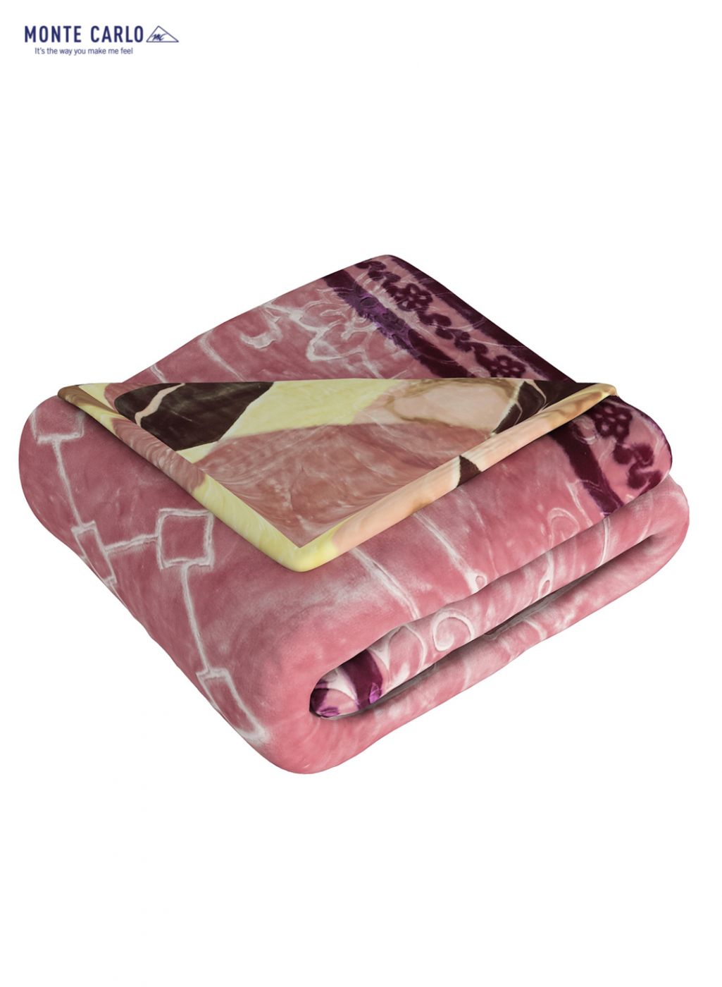 Printed Mink Single Blanket for Heavy Winter -2 Ply