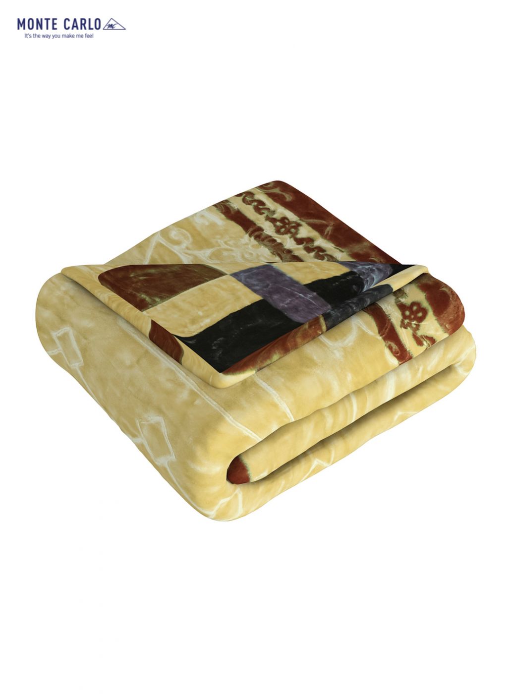 Printed Mink Single Blanket for Heavy Winter -2 Ply