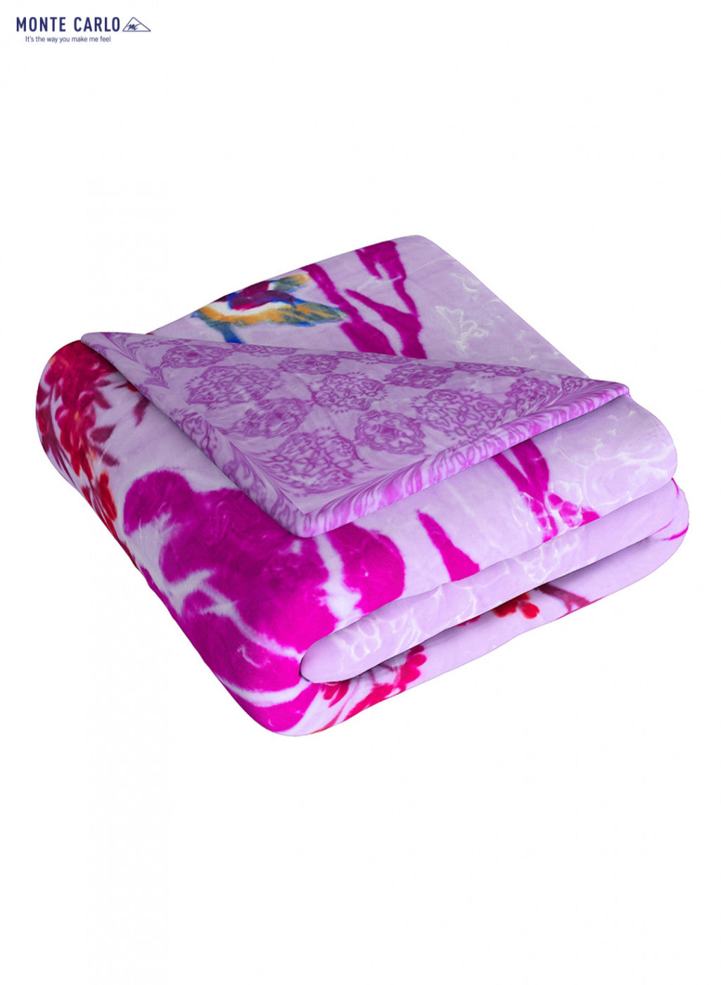 Printed Mink Double Blanket for Heavy Winter -2 Ply