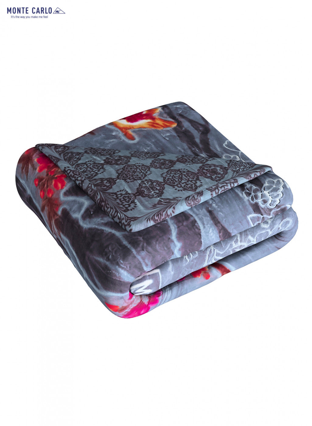 Printed Mink Double Blanket for Heavy Winter -2 Ply