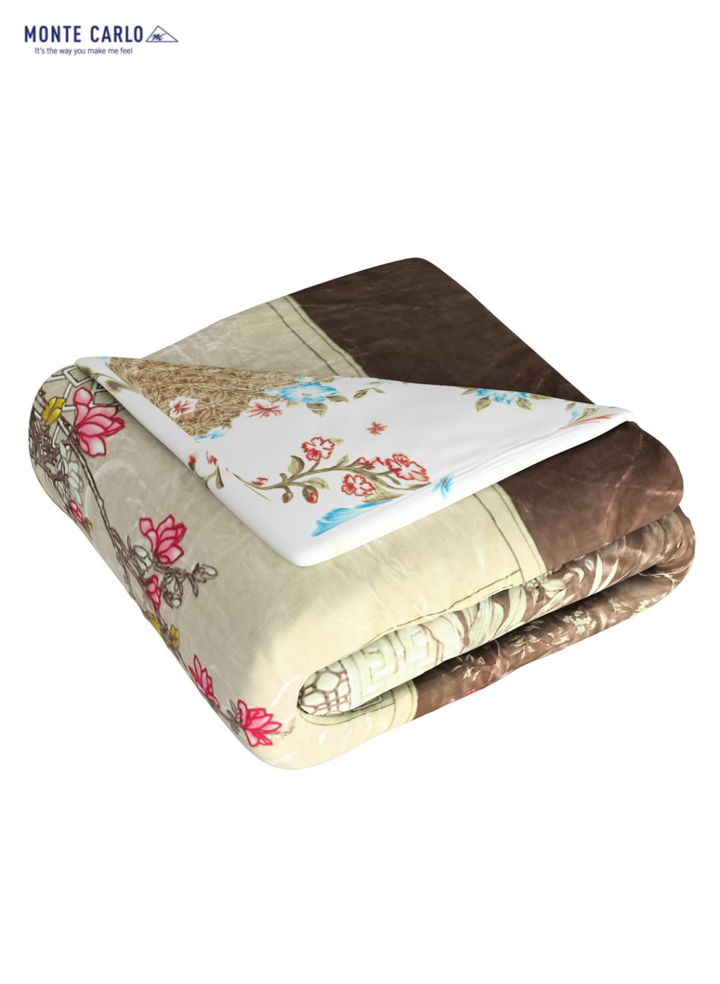 Printed Mink Double Blanket for Heavy Winter -2 Ply