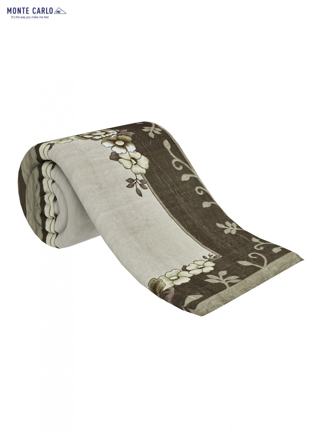 Printed Mink Single Blanket for Mild Winter -2 Ply