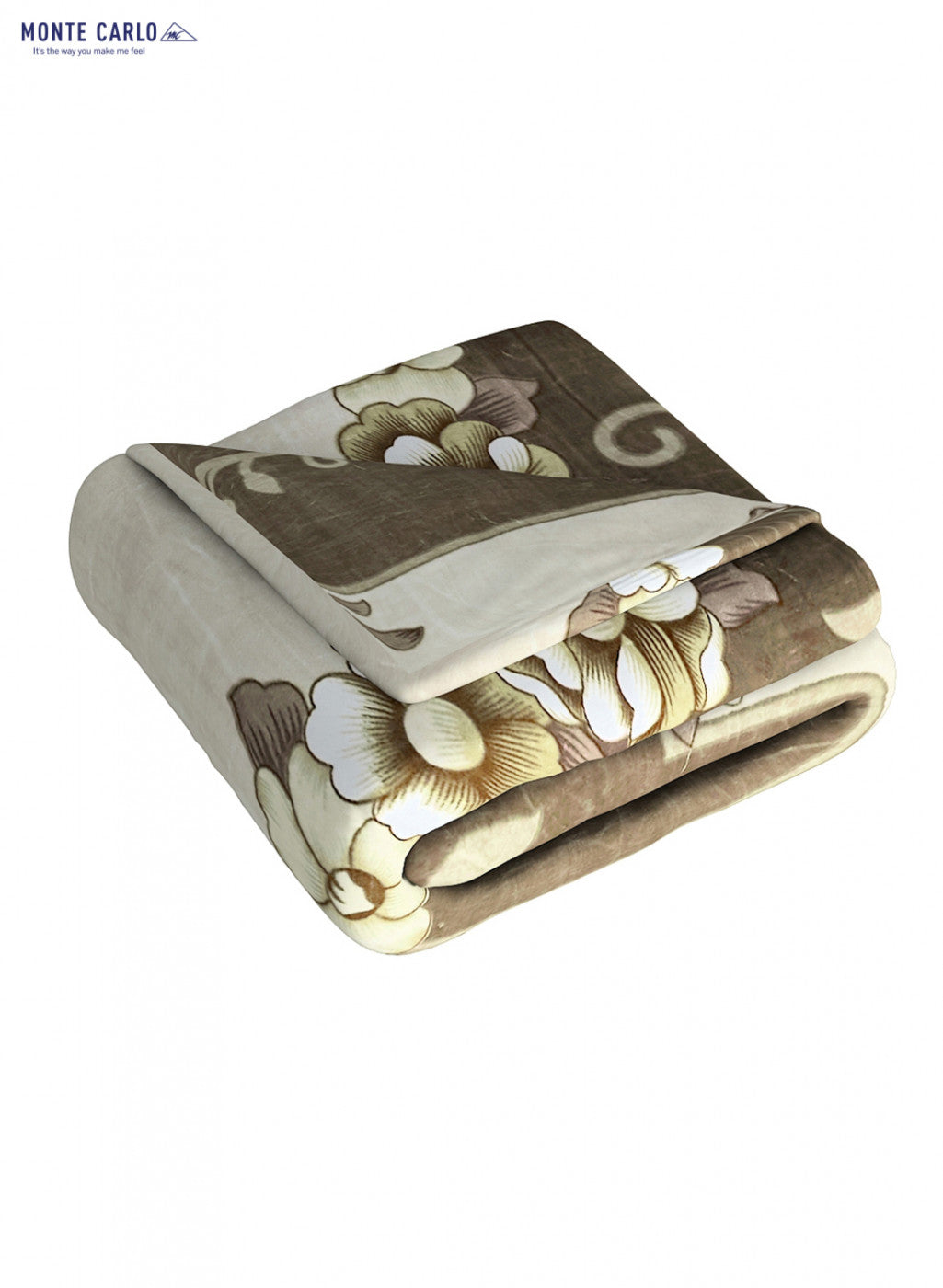 Printed Mink Single Blanket for Mild Winter -2 Ply