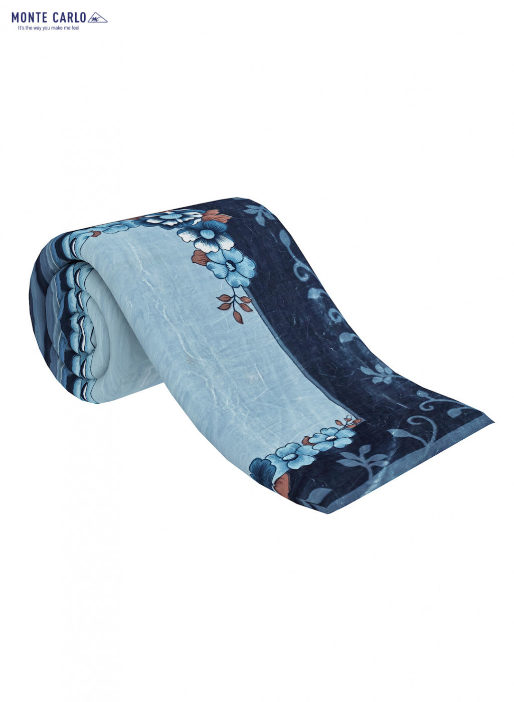 Printed Mink Single Blanket for Mild Winter -2 Ply