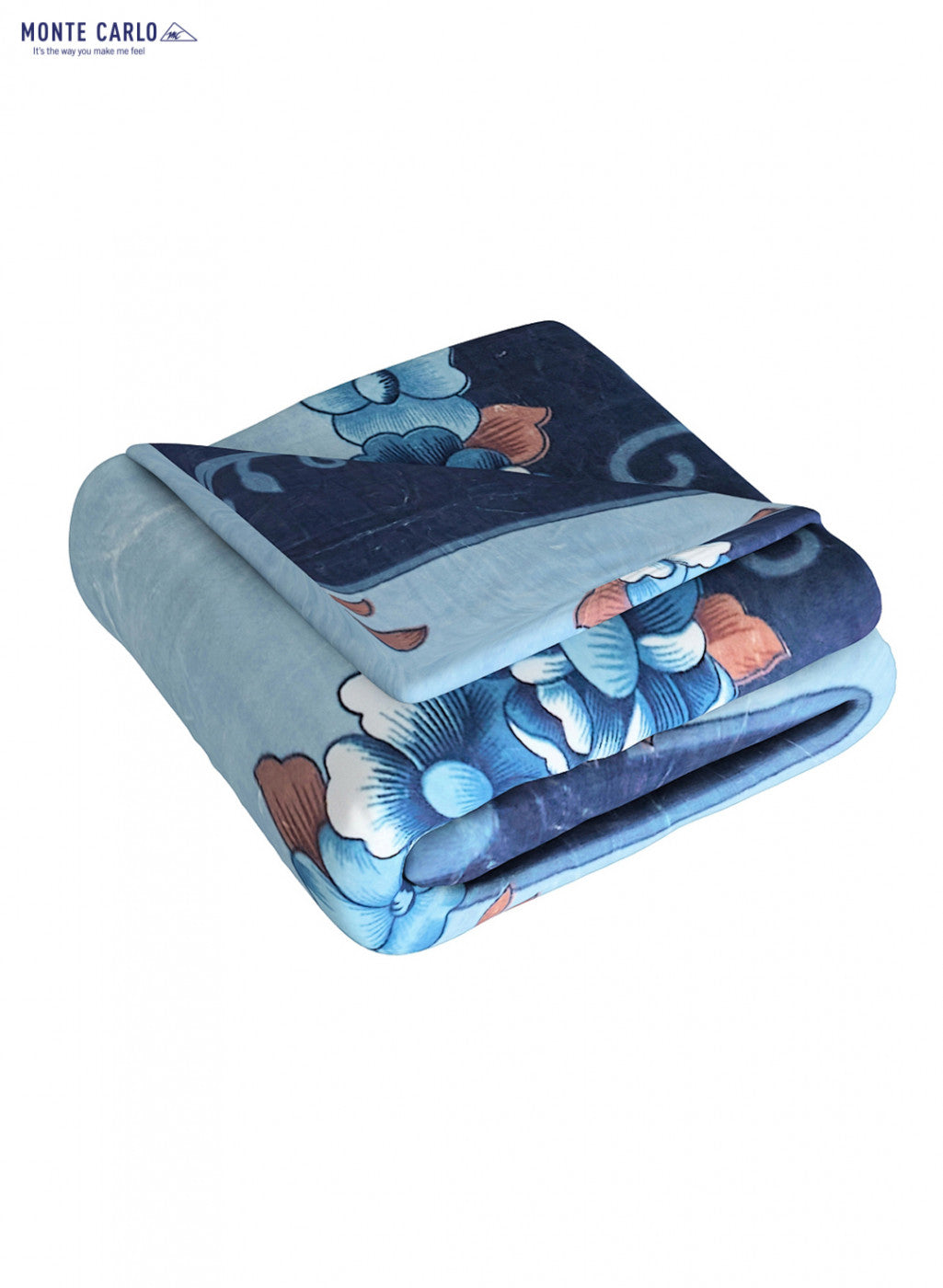 Printed Mink Single Blanket for Mild Winter -2 Ply