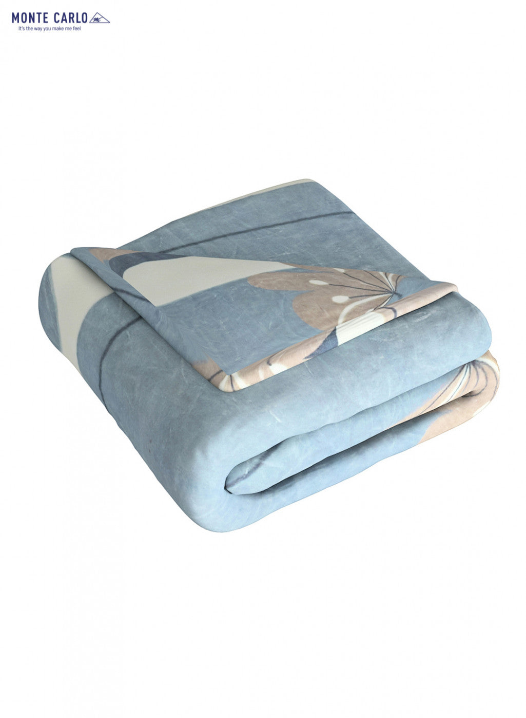 Printed Mink Single Blanket for Mild Winter -2 Ply