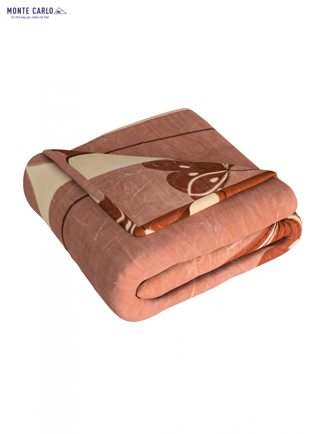 Printed Mink Single Blanket for Mild Winter -2 Ply