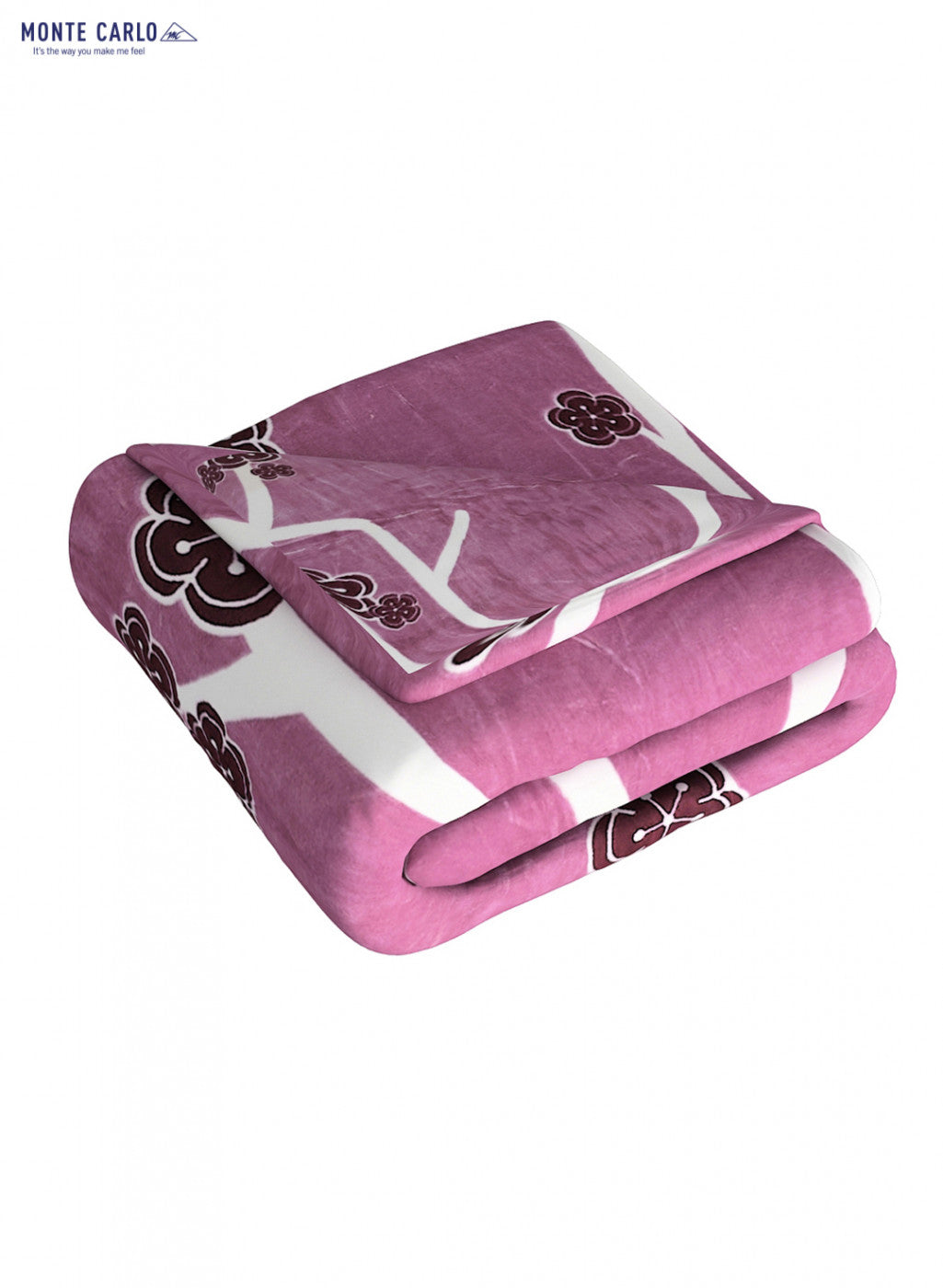 Printed Mink Single Blanket for Mild Winter -2 Ply